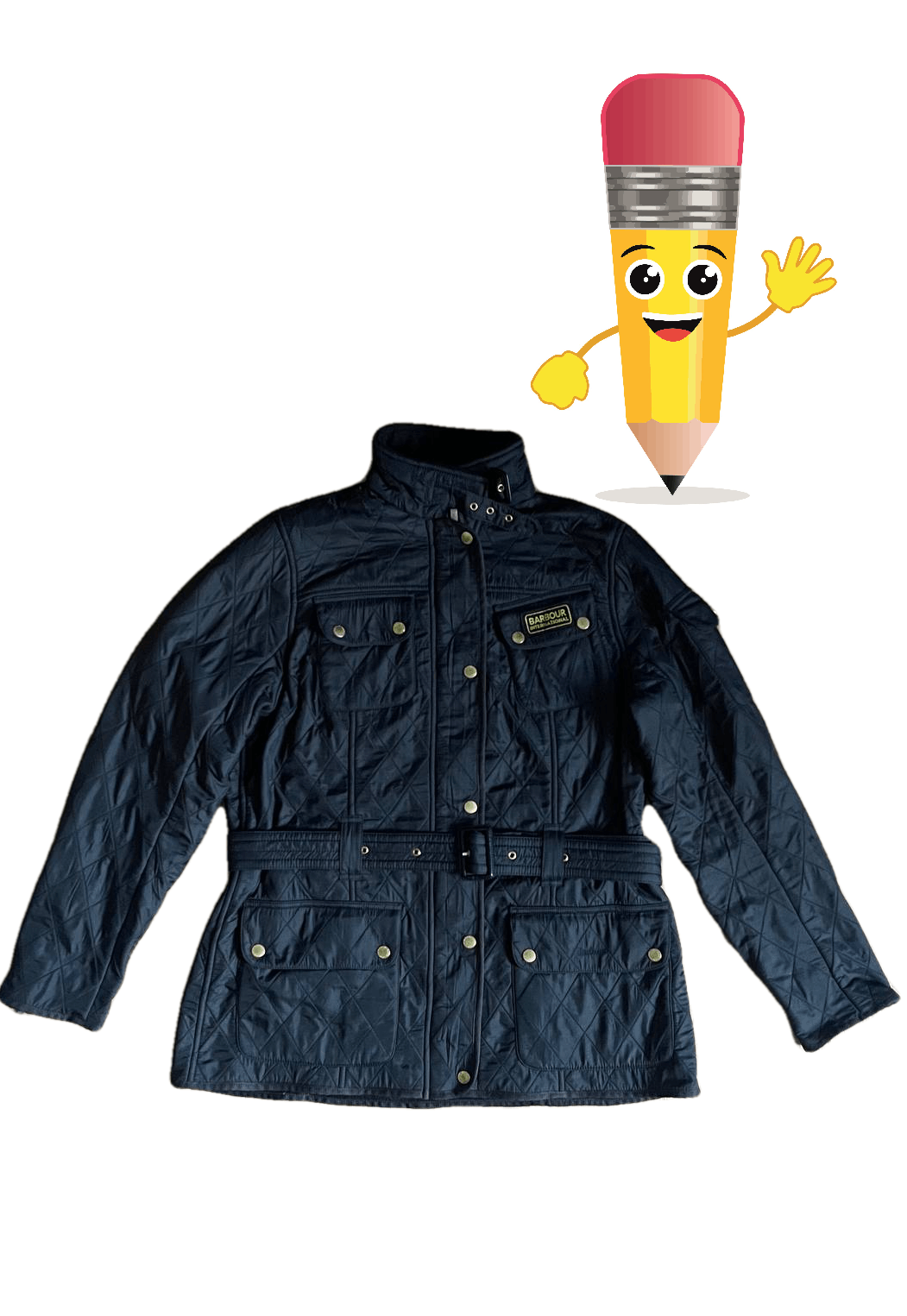 Barbour × Vintage Women’s Quilted Bomber Jacket Barbour International Size 12 Size XL / US 12-14 / IT 48-50 - 1 Thumbnail