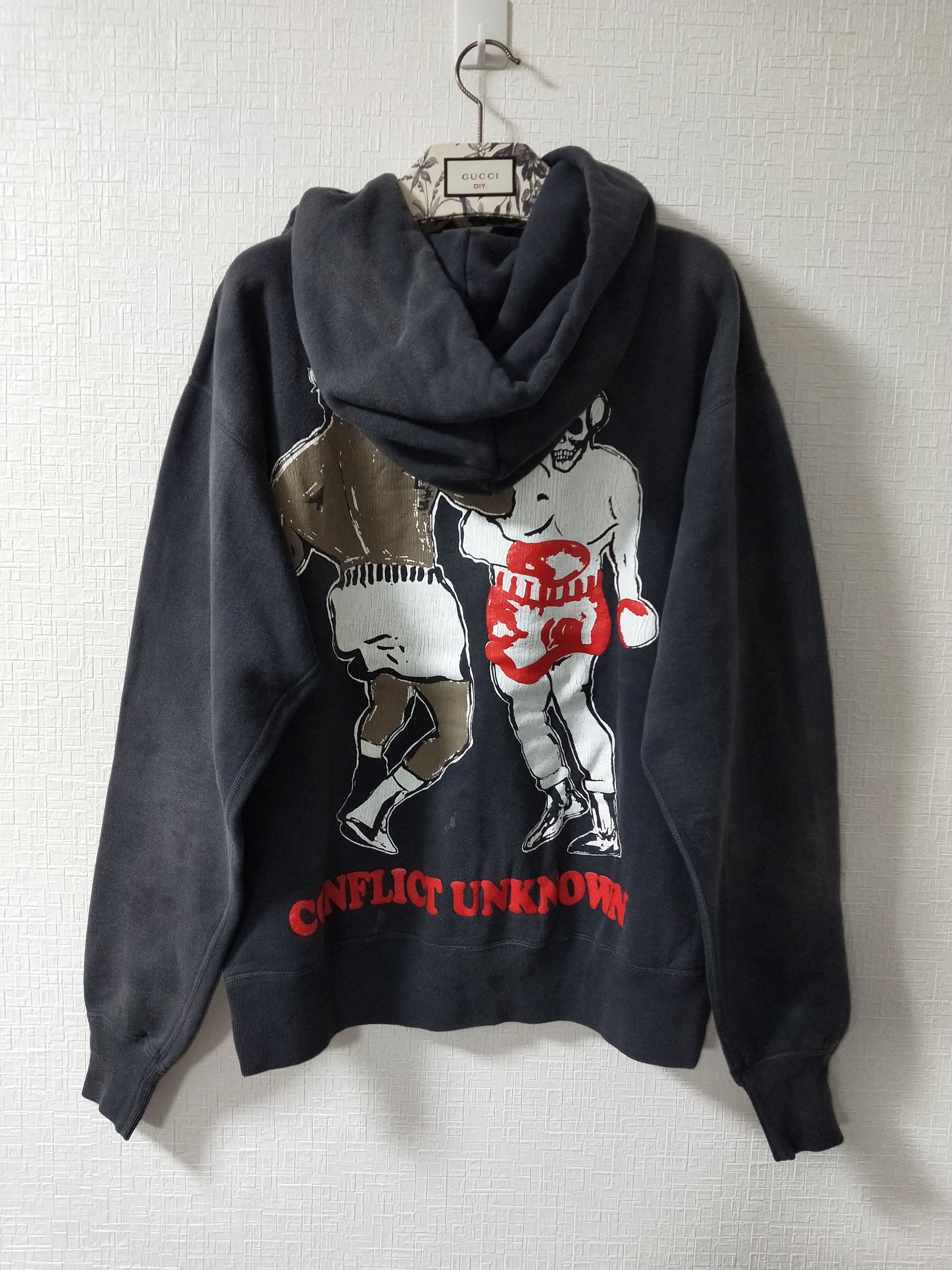 DENIM TEARS × Saint Michael Struggle Hoodie Size US M / EU 48-50 / 2 - 2 Thumbnail