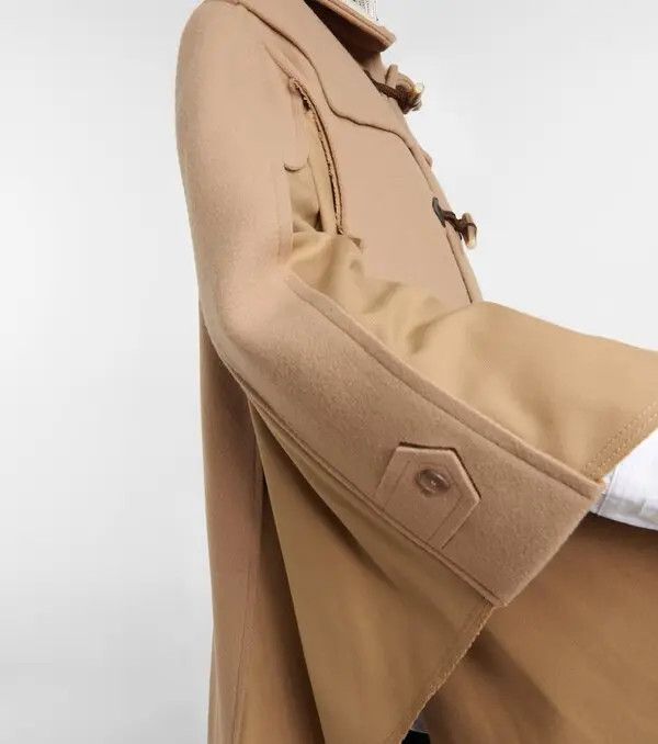 Maison Margiela o1y0625 Wool Coat in Camel Size XS / US 0-2 / IT 36-38 - 3 Thumbnail