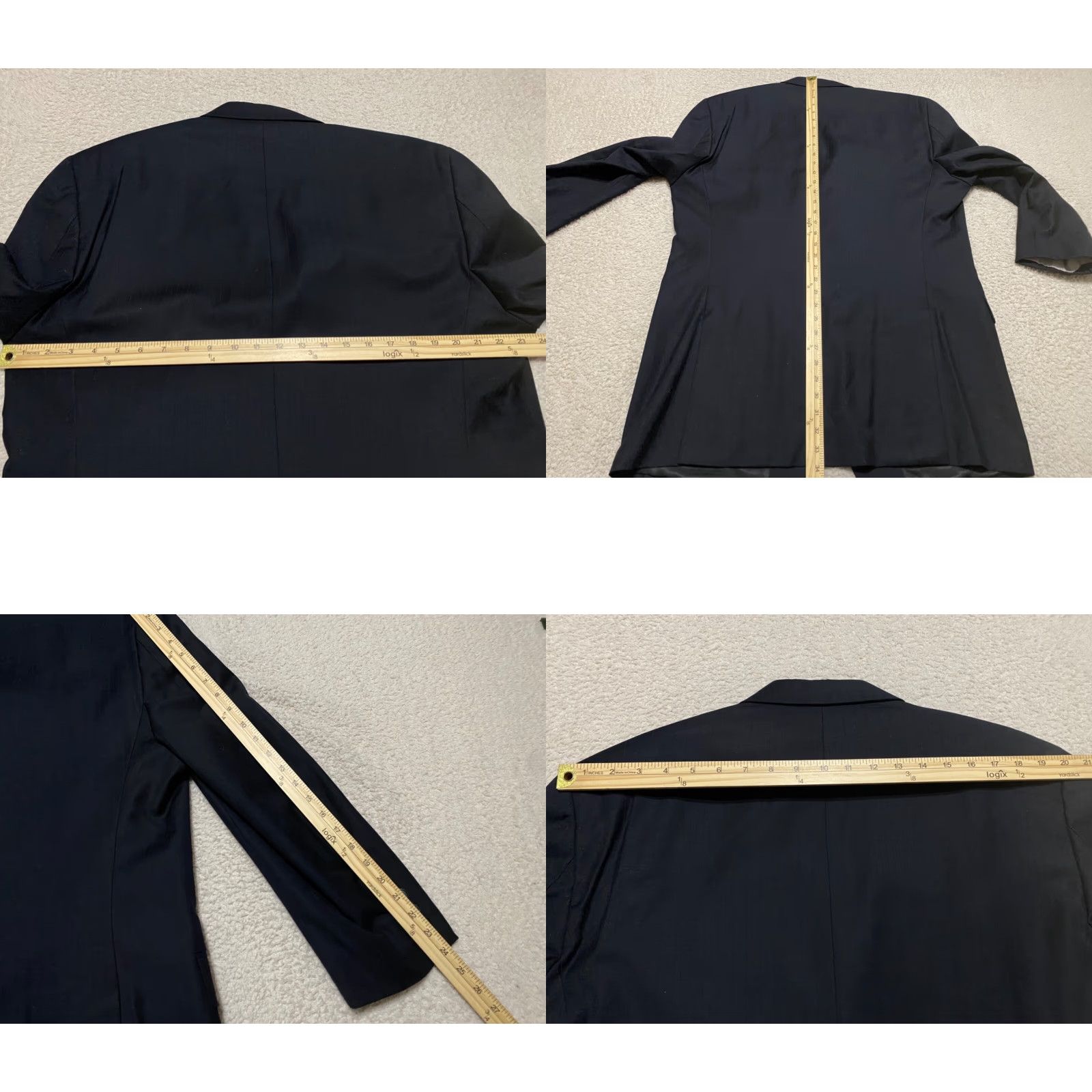 Calvin Klein Calvin Klein Blazer Mens sz 44 Solid Blue 3 Button 100% Wool Long Sleeve Size US XXL / EU 58 / 5 - 8 Thumbnail