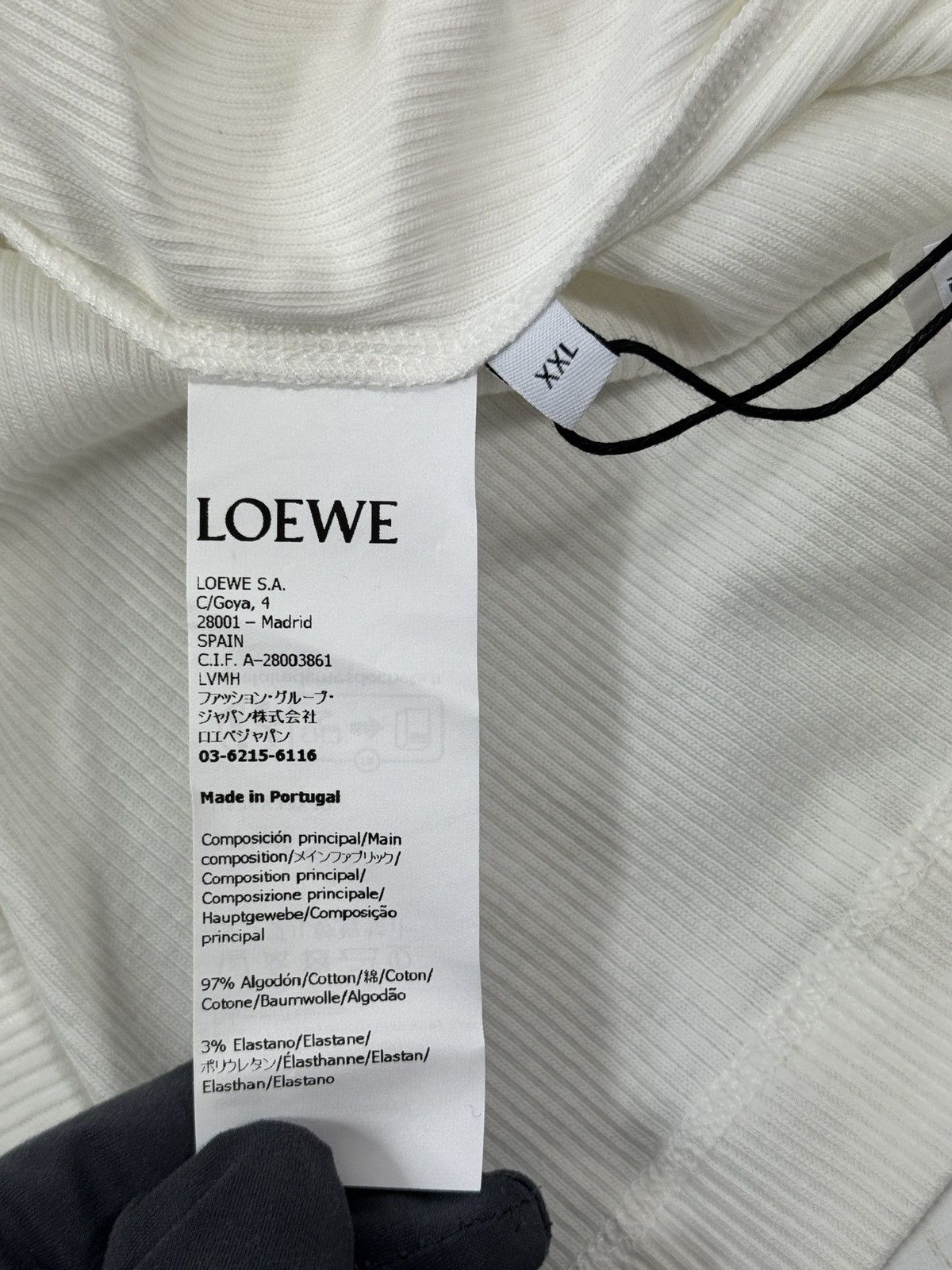 Loewe LOGO EMBROIDERED TANK TOP Size US XXL / EU 58 / 5 - 6 Thumbnail