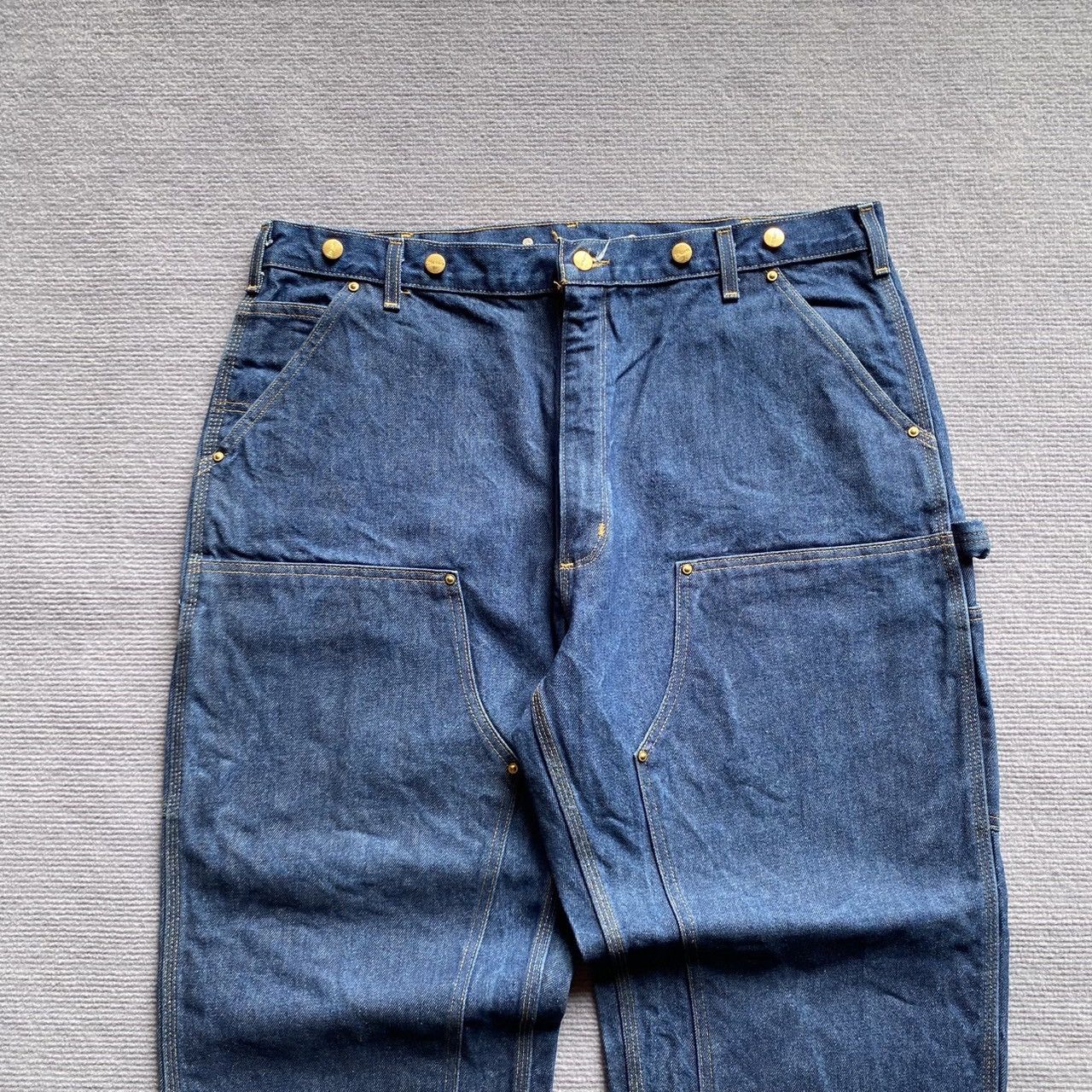 Carhartt × Vintage (40x33) Crazy Vintage Carhartt Double Knee B07-DNM Size US 40 / EU 56 - 2 Thumbnail