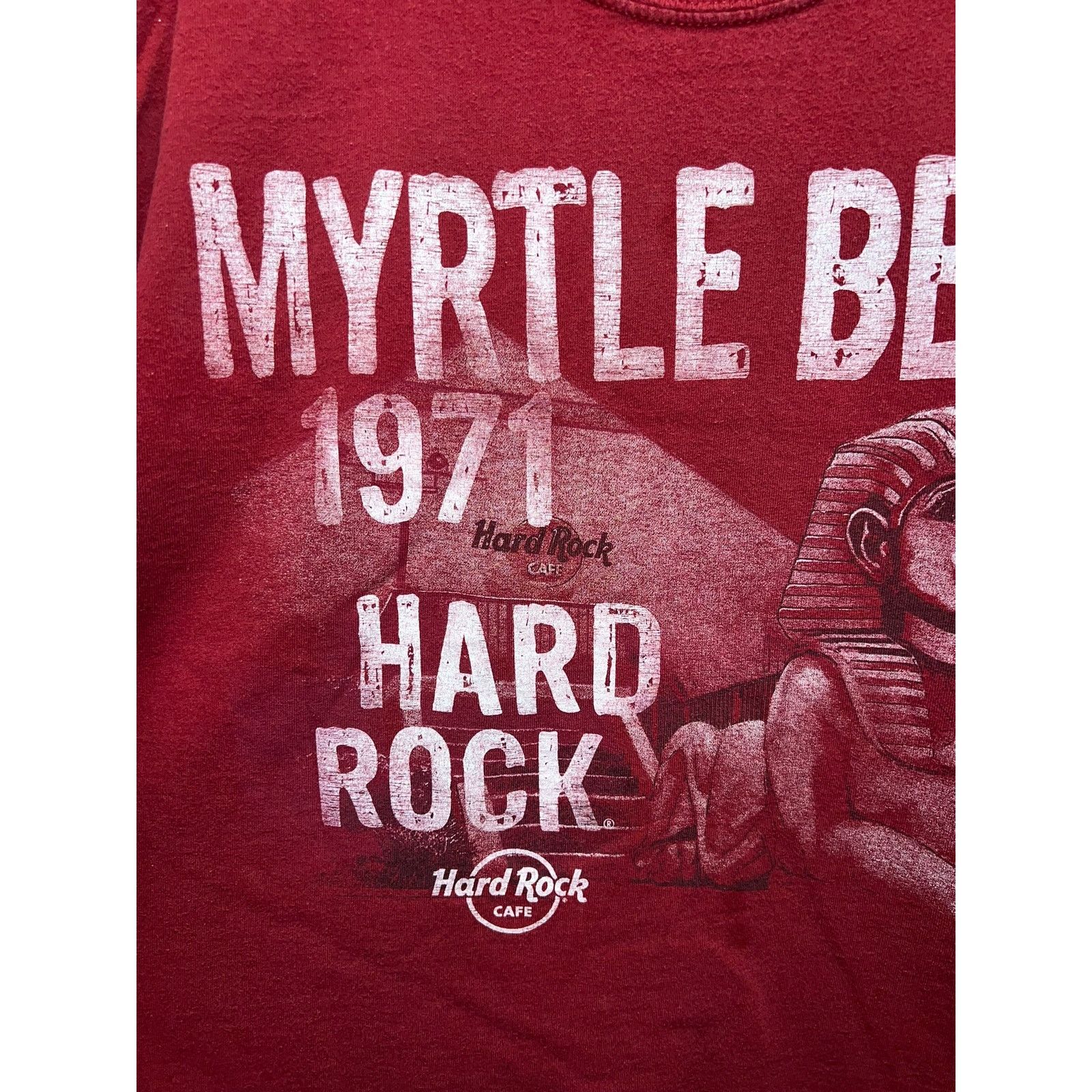Hard Rock Cafe Hard Rock Cafe Myrtle Beach Shirt Graphic Red Tee 2XL XXL Size US XL / EU 56 / 4 - 3 Thumbnail