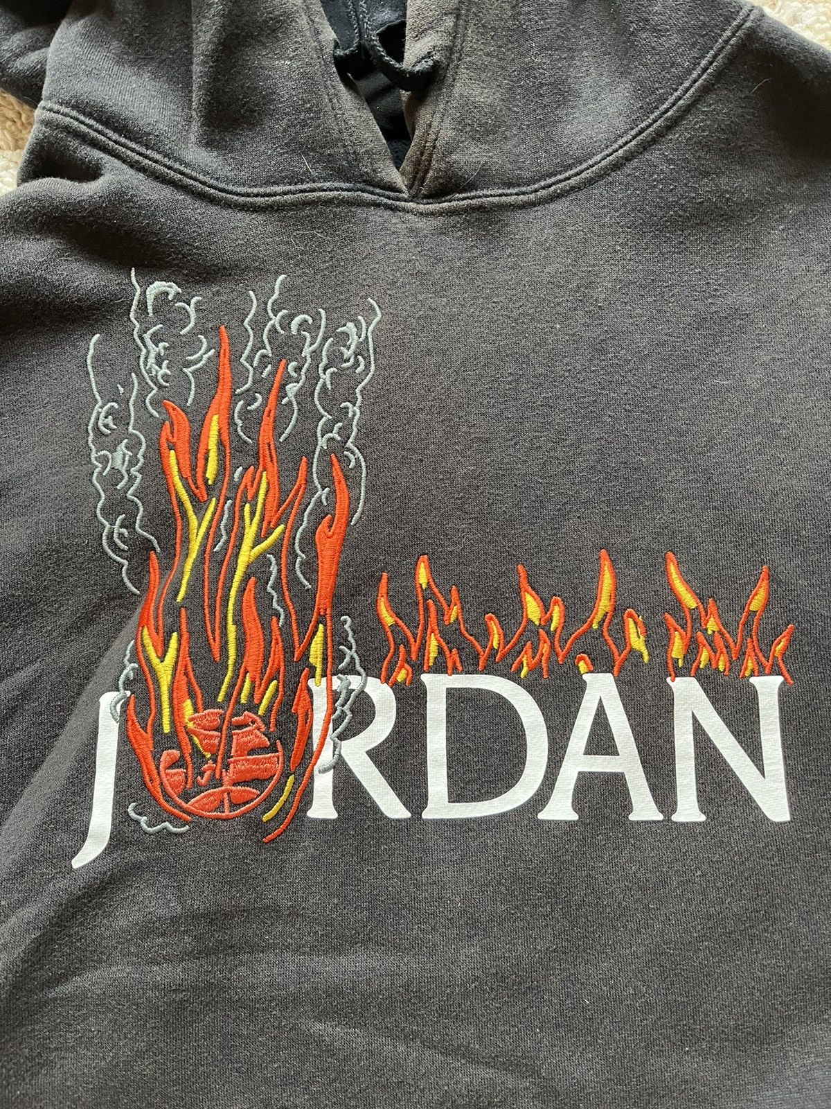 Jordan Brand × Travis Scott Size M Jordan Travis Scott Flames Fleece Hoodie 📦FAST SHIP📦 Size US M / EU 48-50 / 2 - 5 Thumbnail