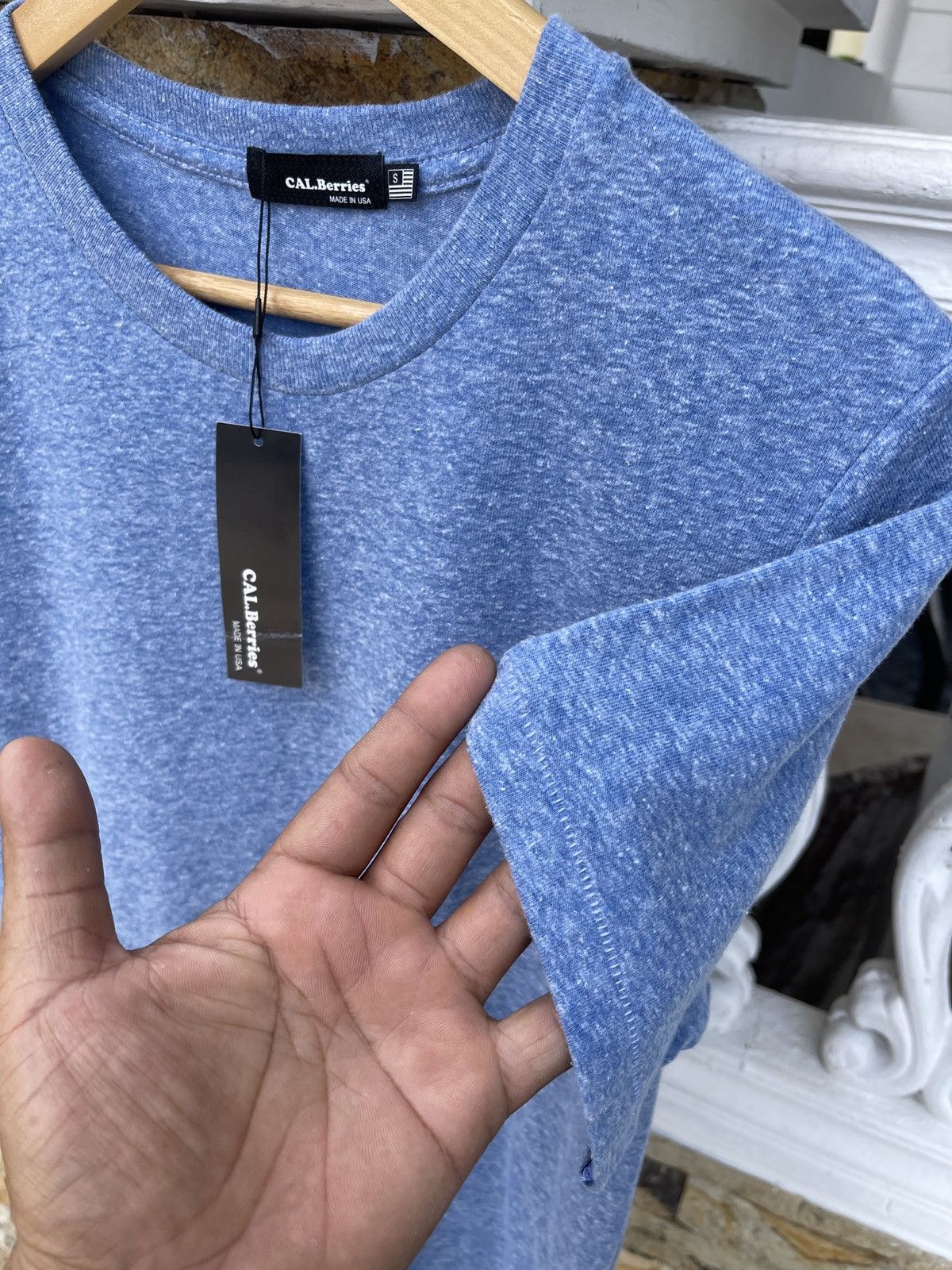 Pilgrim Surf + Supply Last Drop🔥Rare🔥Cal Berries Blank Blue ERD GRUNGE TEE Size US S / EU 44-46 / 1 - 5 Thumbnail
