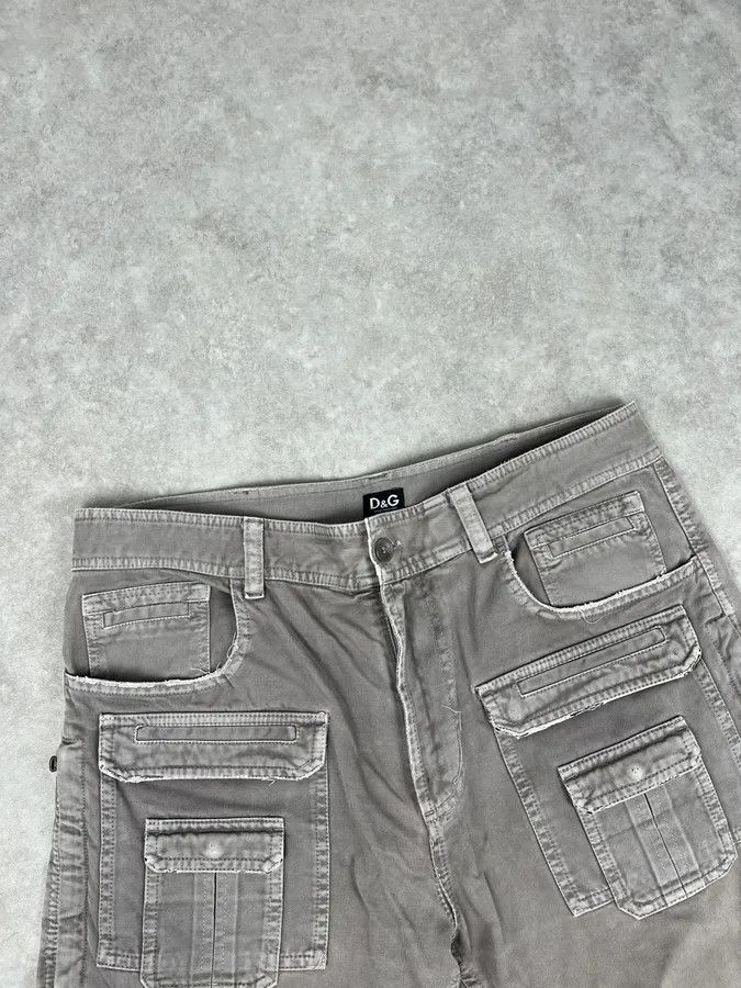 Dolce & Gabbana SS2008 Dolce & Gabbana Multi Pockets Grey Cargo Pants Size US 34 / EU 50 - 6 Thumbnail