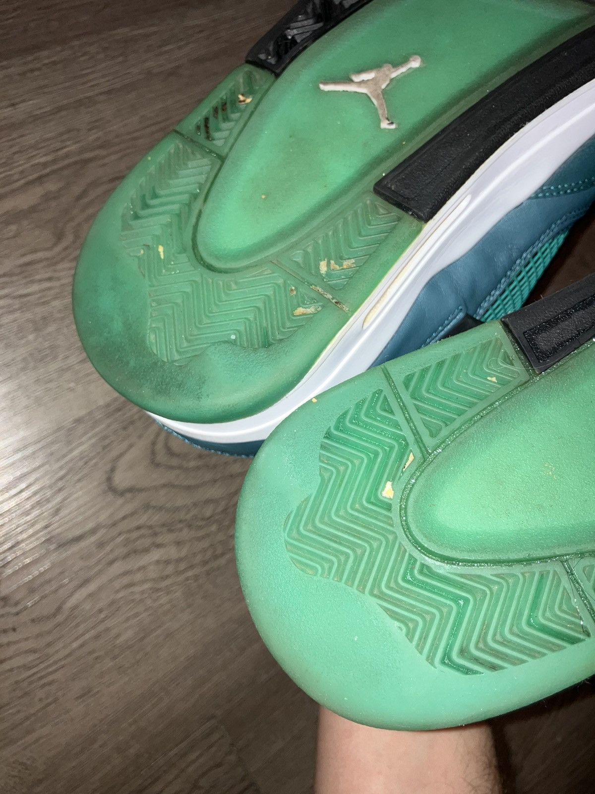 Jordan Brand × Nike Jordan 4 Retro Teal 30th Anniversary SIZE 12 Size US 12 / EU 45 - 9 Thumbnail