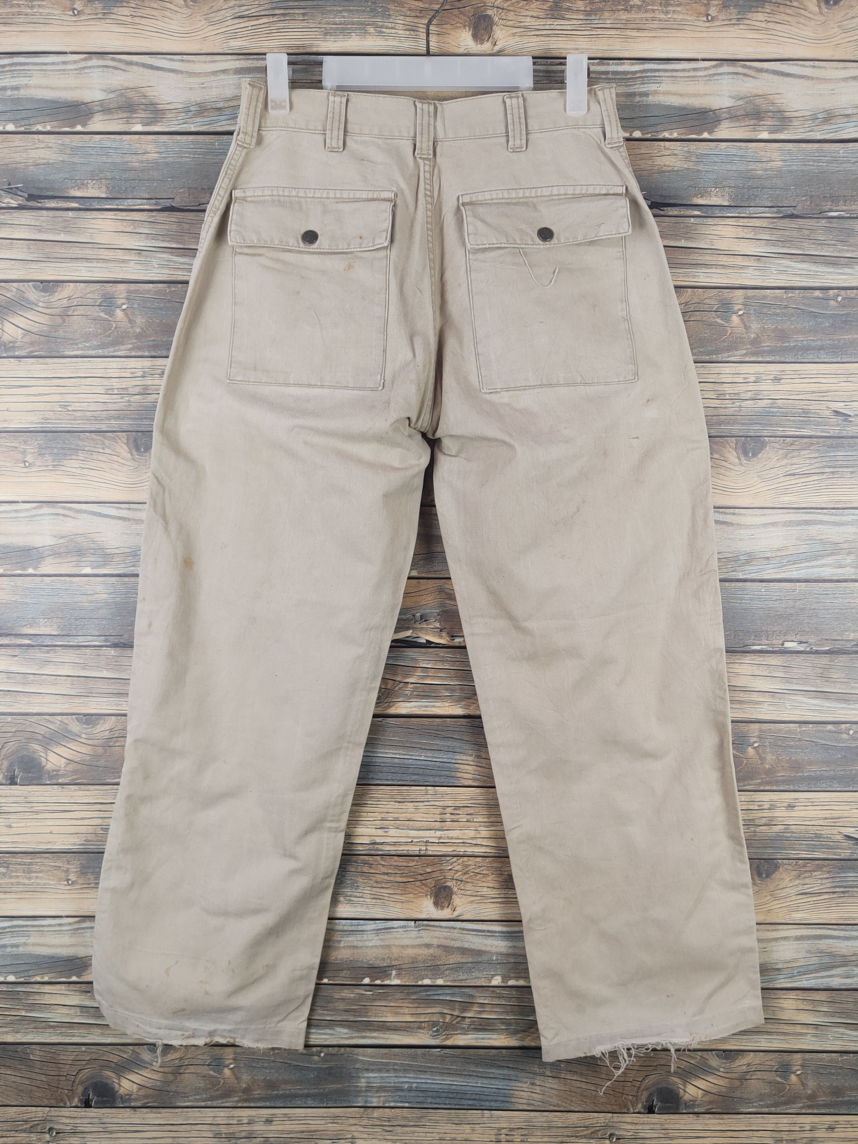 Japanese Brand DL Uniqlo vintage bushpants Beige cargo Pants #46-246T Size US 28 / EU 44 - 7 Thumbnail