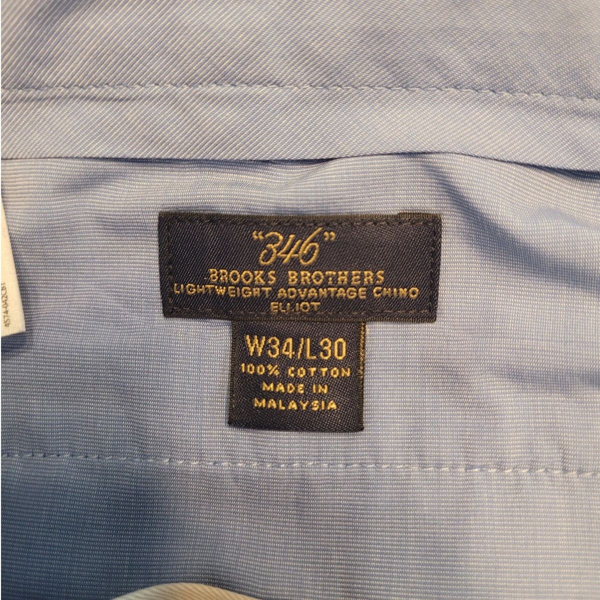 Brooks Brothers Brooks Brothers Elliot Lightweight Advantage Chino Pants 34 Size US 34 / EU 50 - 6 Thumbnail