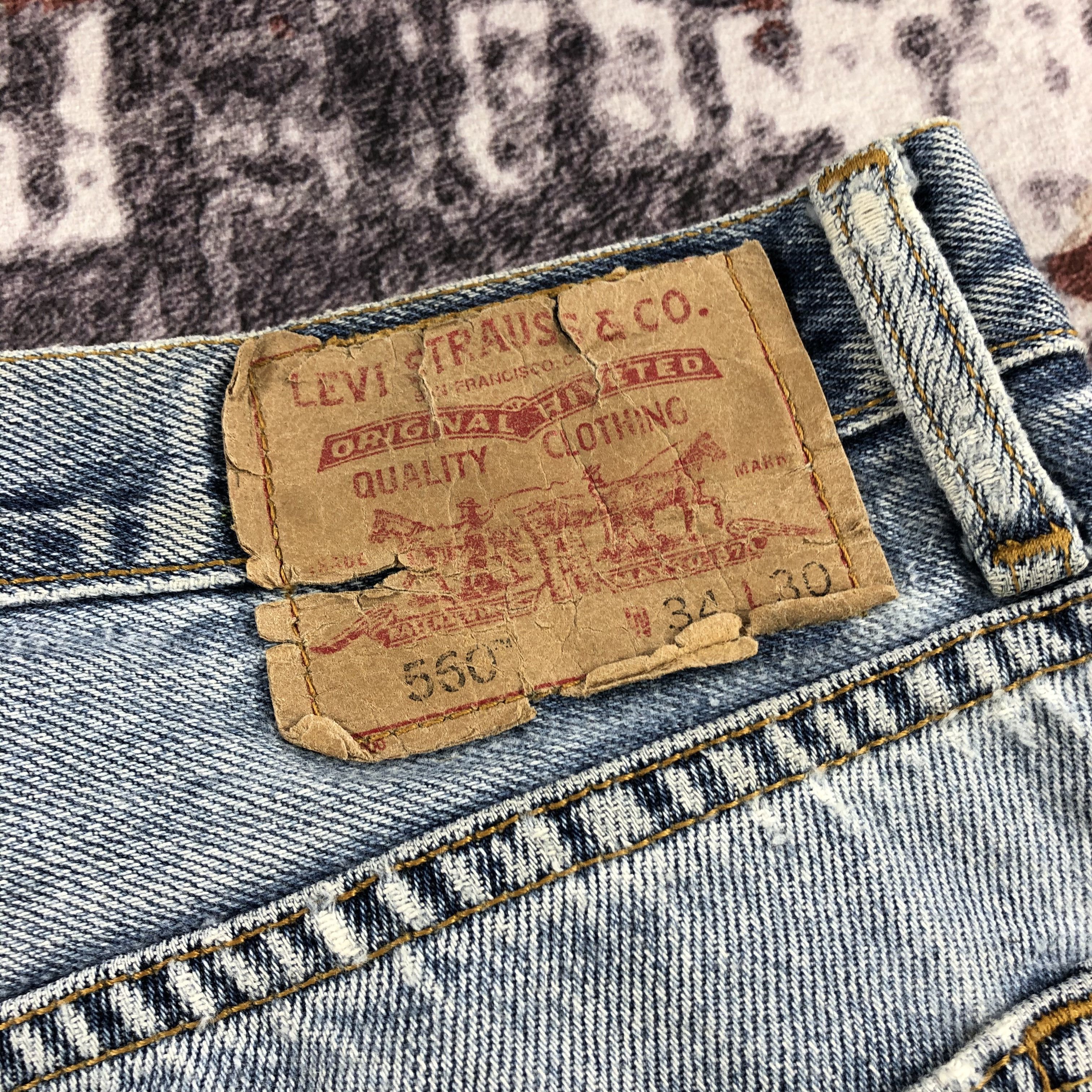 Levi's × Vintage Vintage Light Wash Levis 550 Jeans-JM2284 Size US 34 / EU 50 - 7 Thumbnail