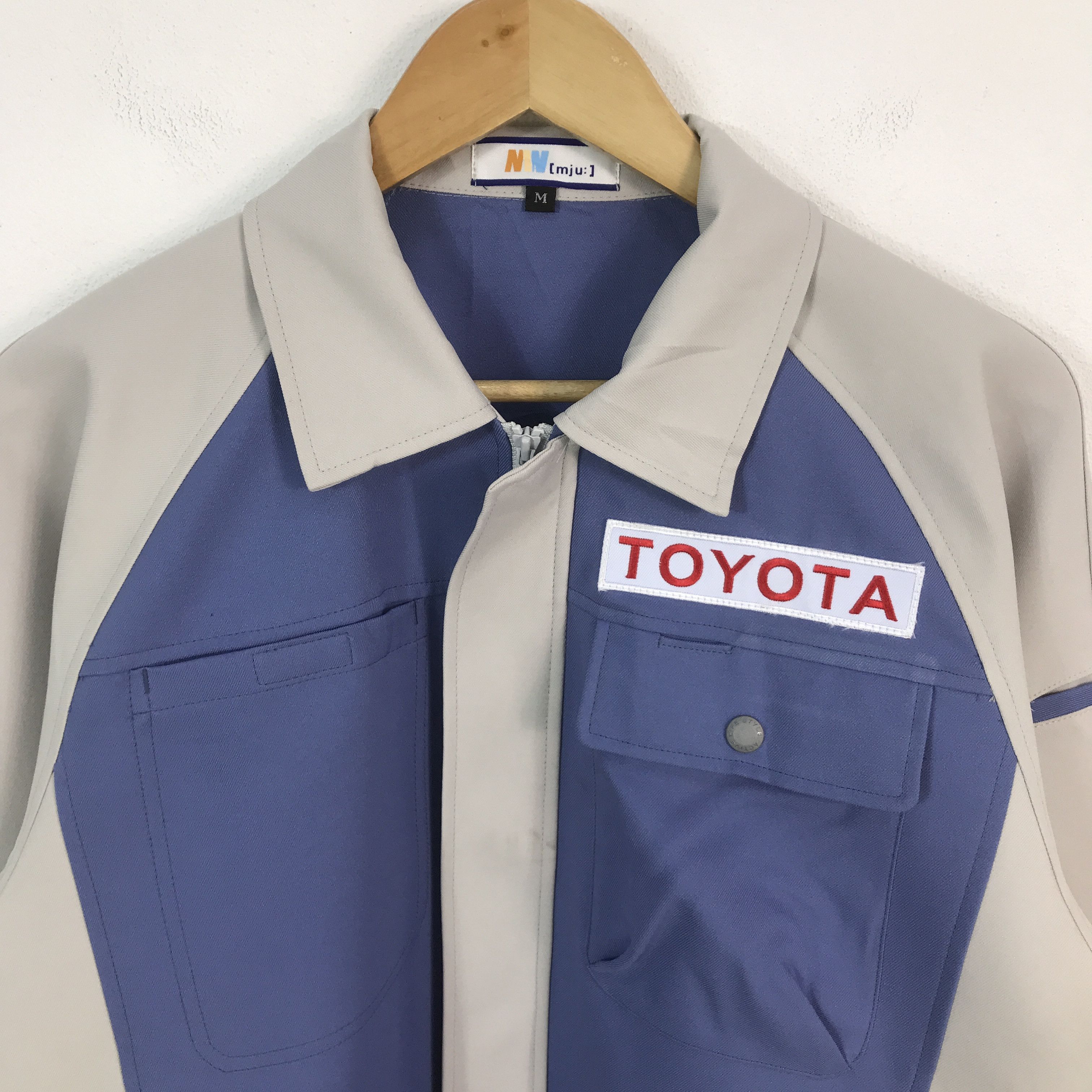 Japanese Brand × Sports Specialties Vtg Toyota work uniform custom jacket Size US L / EU 52-54 / 3 - 3 Thumbnail