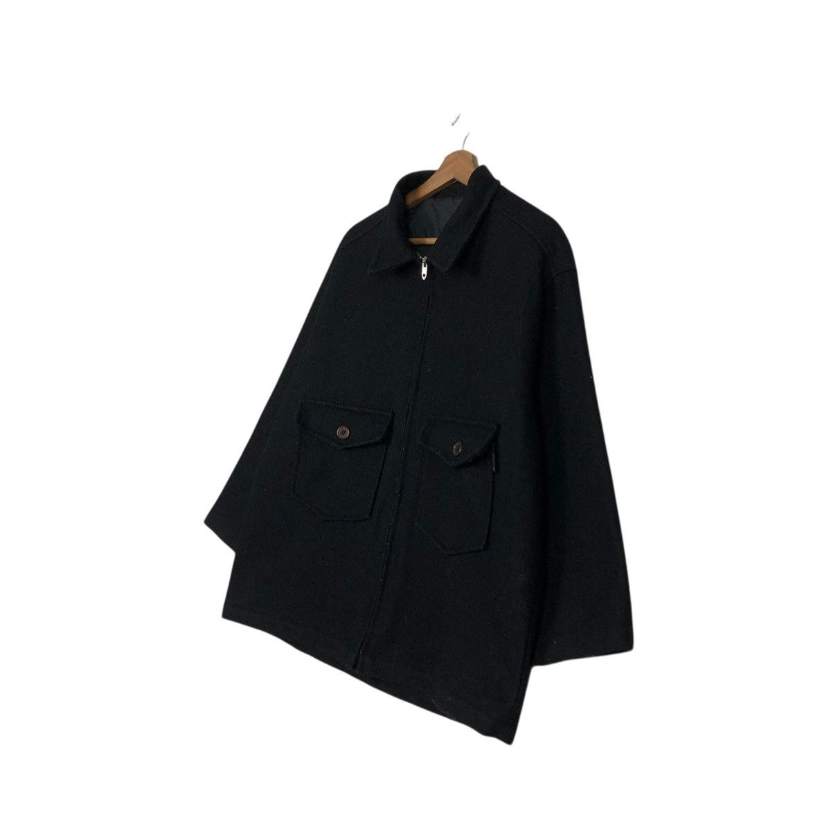 Vintage 🔥VINTAGE WOOL WORK JACKET BLUE MARLIN ISSEY MIYAKE Size US M / EU 48-50 / 2 - 4 Thumbnail