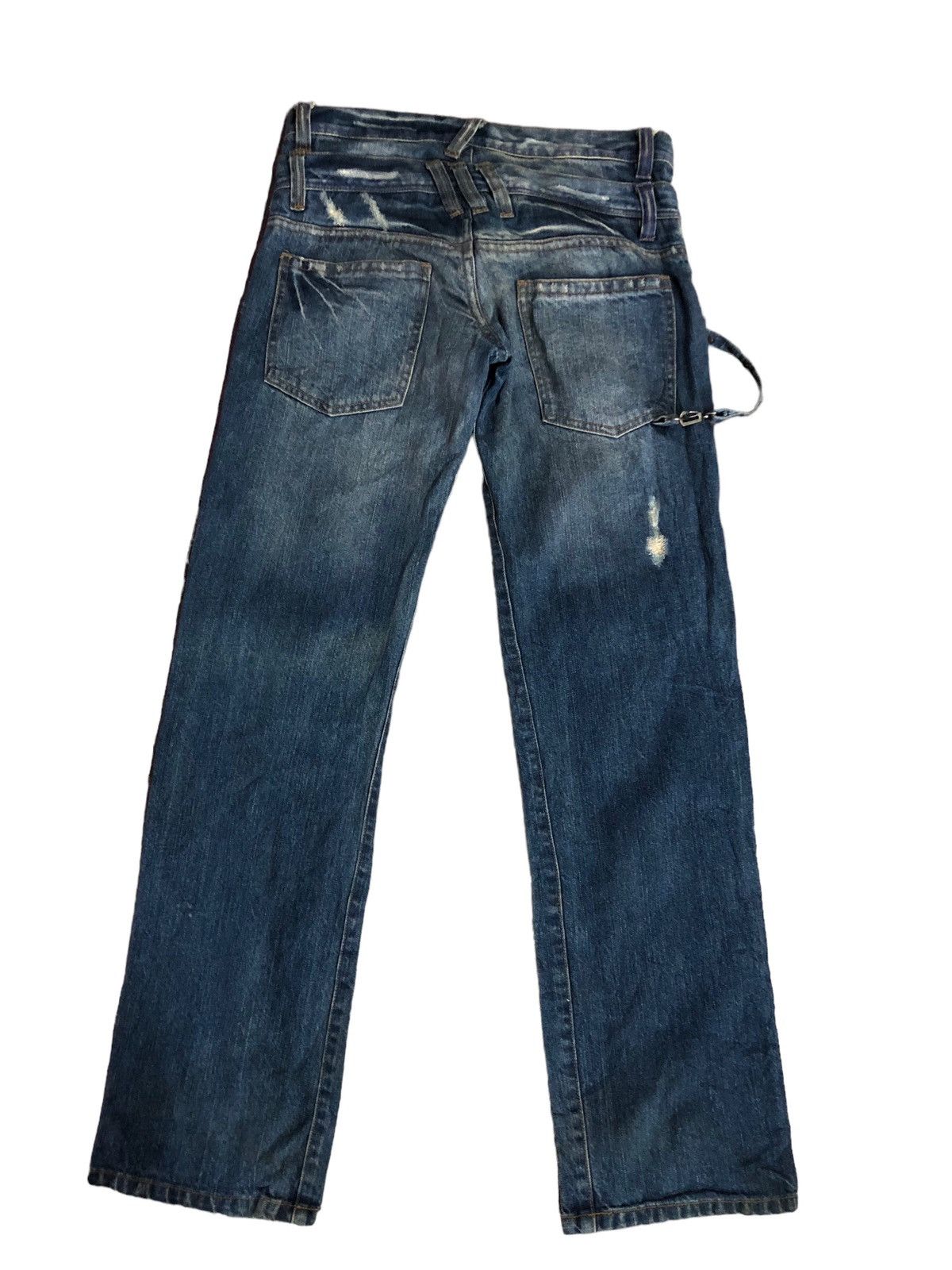 If Six Was Nine × Japanese Brand × Le Grande Bleu (L.G.B.) Nylaus Double Waist Punk Bondage pants Size US 31 - 2 Thumbnail