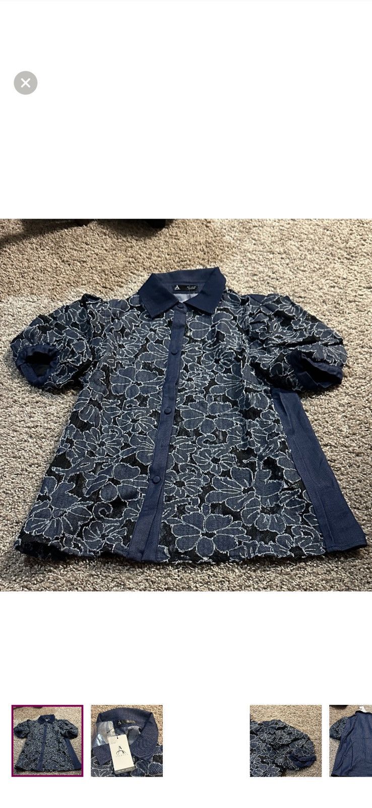 Other Blue blouse Size S / US 4 / IT 40 - 1 Thumbnail