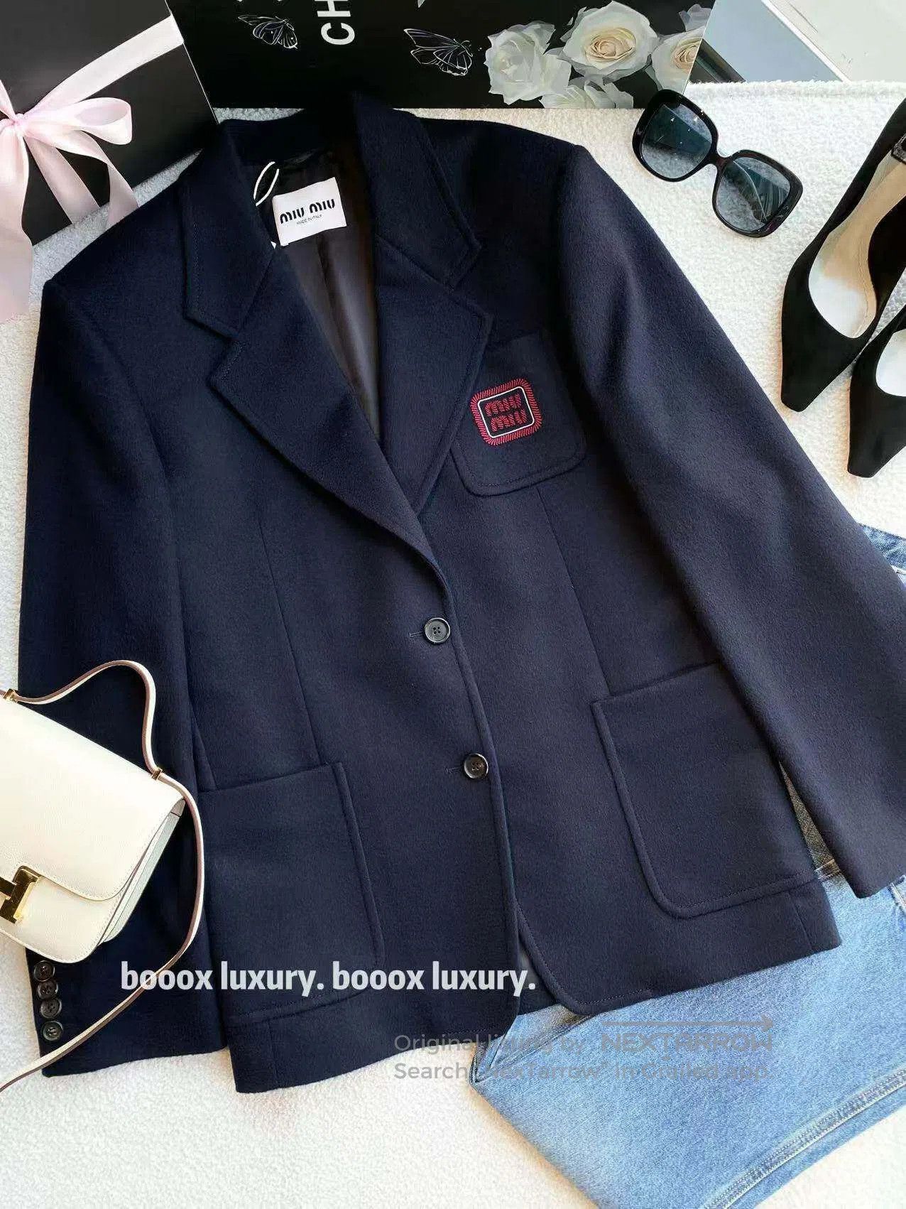 Miu Miu Miu Miu Single-breasted blazer| Size XXS / US 00 / IT 34 - 1 Thumbnail