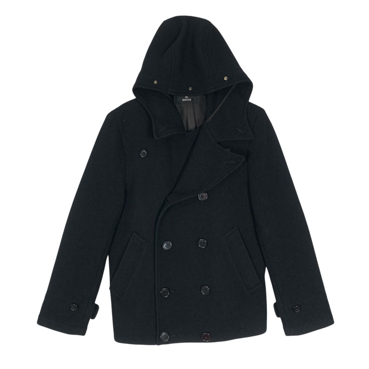 CABANE de ZUCCa × Designer × Issey Miyake Cabane De Zucca Isey Miyake Designer Double Breasted Coat Size M / US 6-8 / IT 42-44 - 7 Thumbnail