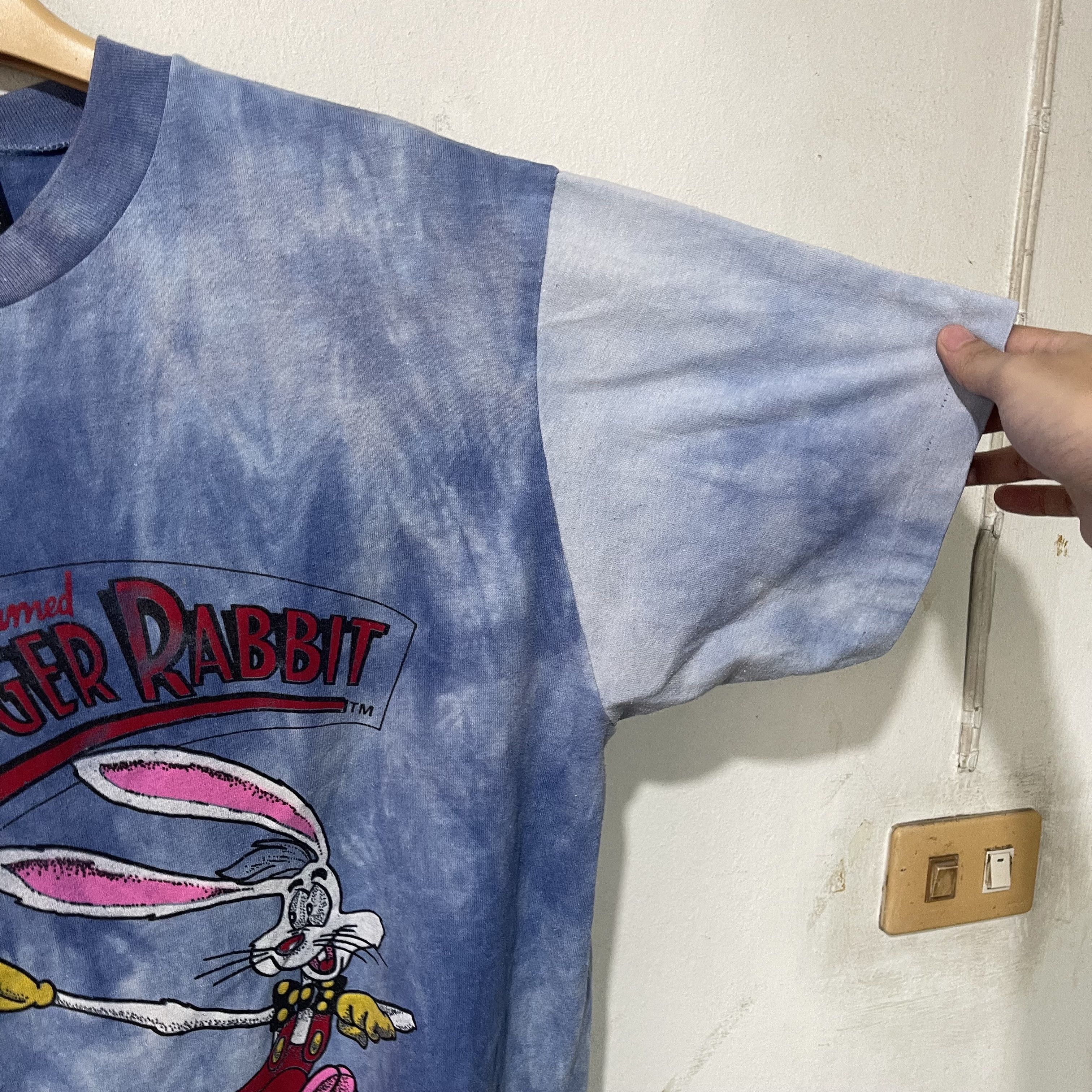 Vintage Vintage 90s Roger Rabbit Tie Dye Shirt Size US L / EU 52-54 / 3 - 5 Thumbnail