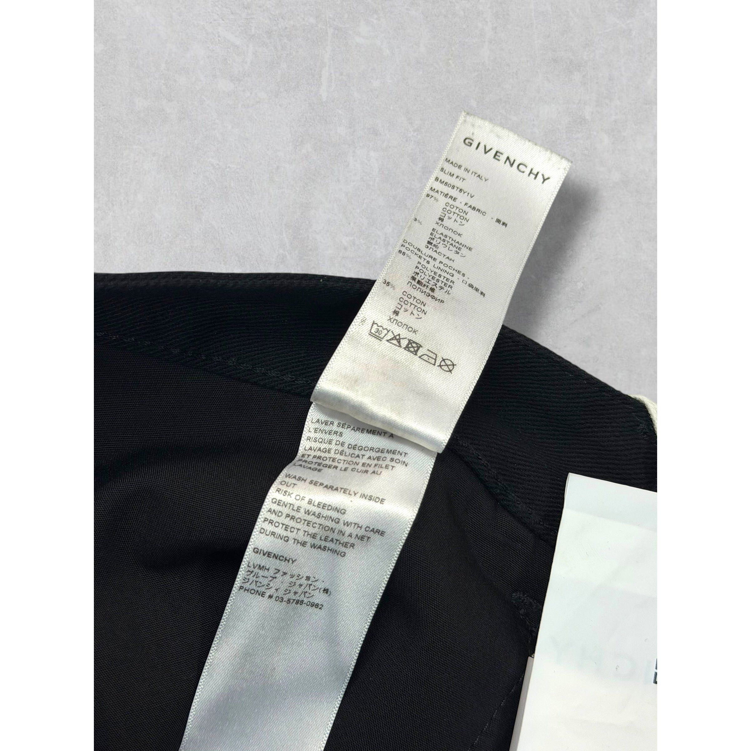 Givenchy Givenchy Chito Graffiti Dog Black Jeans 34 Size US 34 / EU 50 - 7 Thumbnail