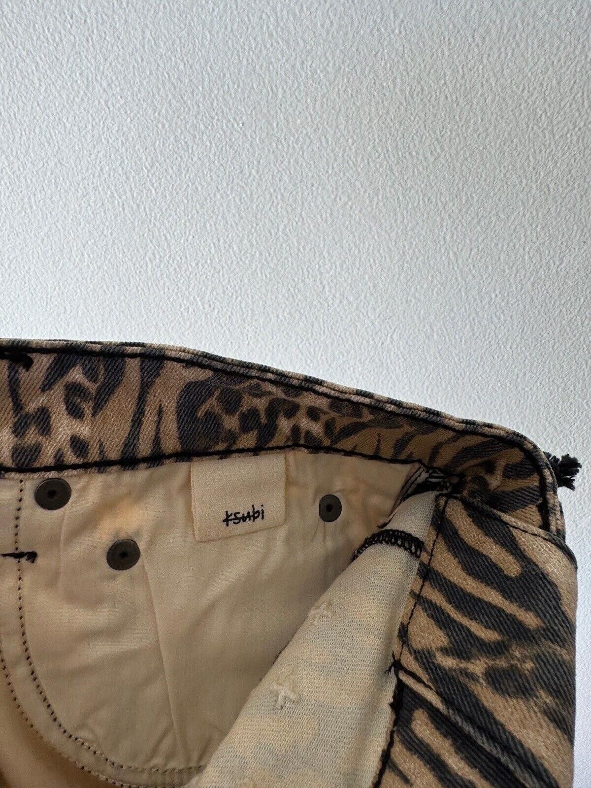 Ksubi new Ksubi mens denim jean chitch 32 zoo tiger tan brown Size US 32 / EU 48 - 8 Thumbnail