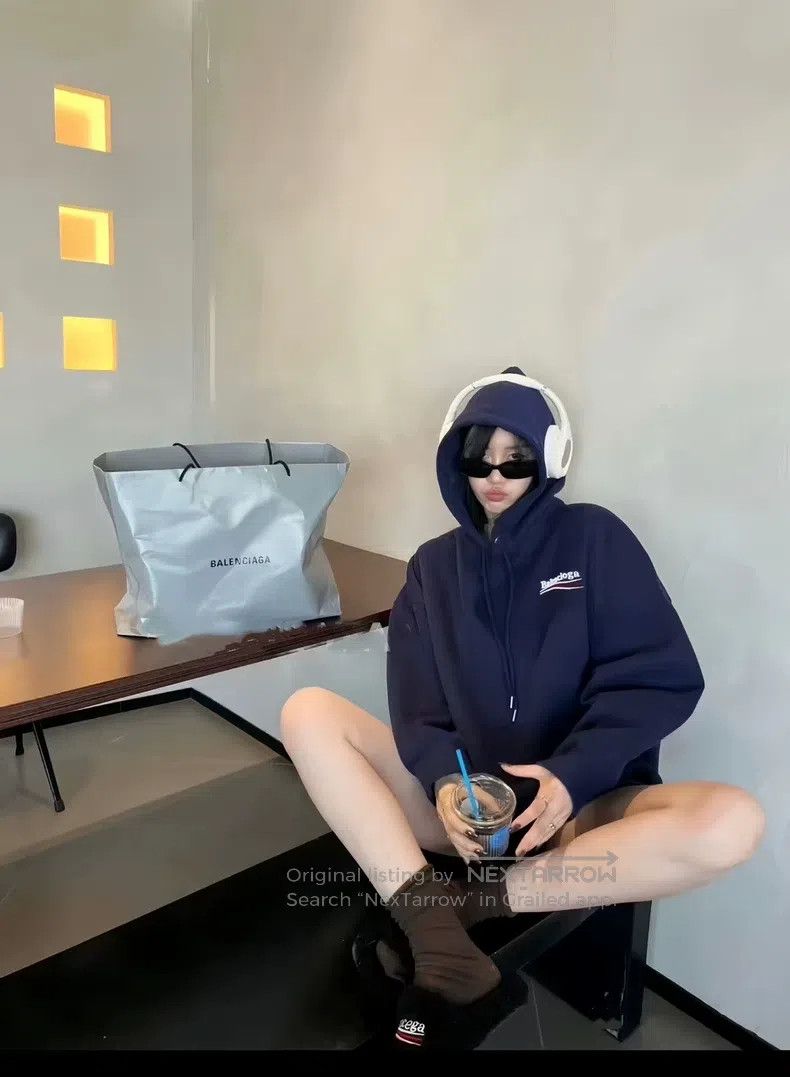 Balenciaga Balenciaga Coca-Cola embroidered hoodie classic blue Size US S / EU 44-46 / 1 - 5 Thumbnail