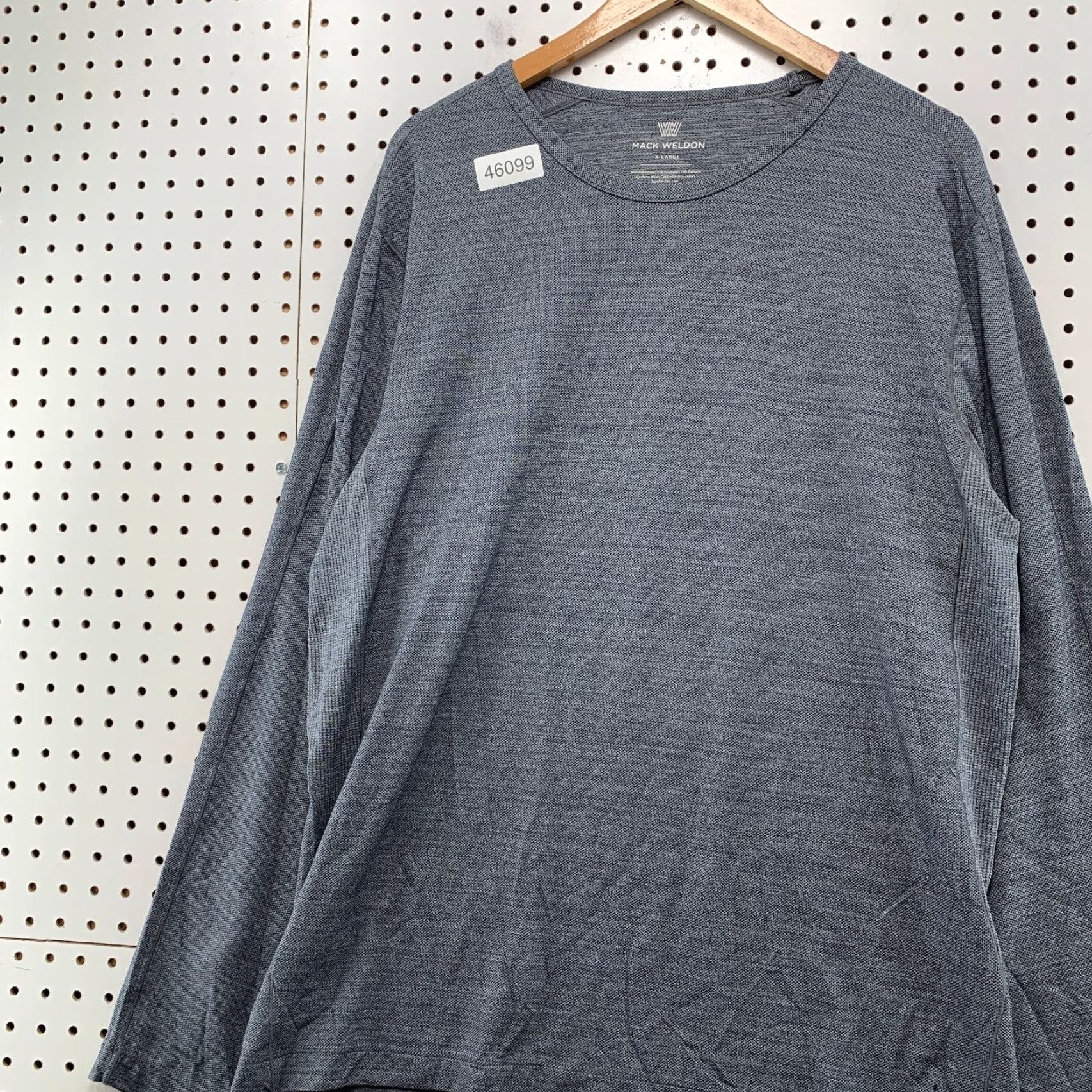 Vintage Mack Weldon Active Shirt Men XL Gray Long Sleeve Workout Performance Shirt Size US XL / EU 56 / 4 - 5 Thumbnail