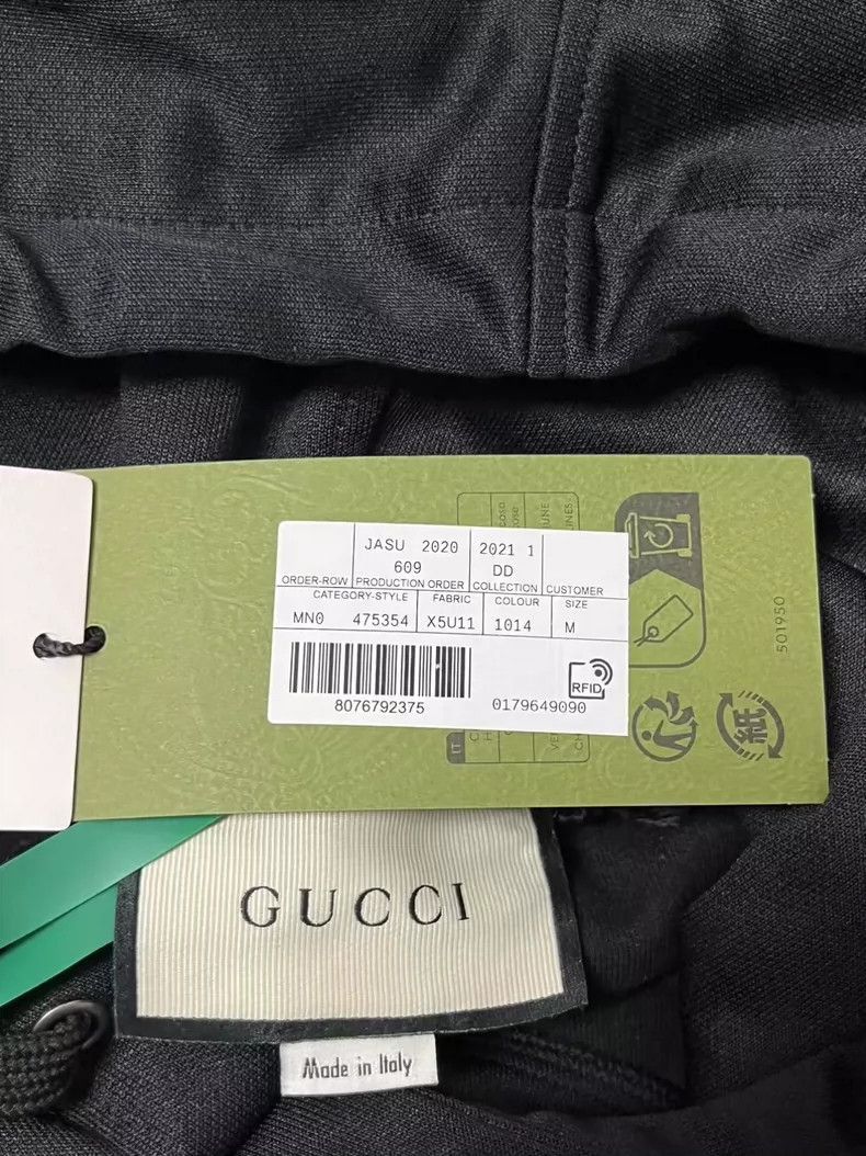 Gucci Gucci Black Long Sleeve Hoodie for Men-2506 Size US M / EU 48-50 / 2 - 6 Thumbnail