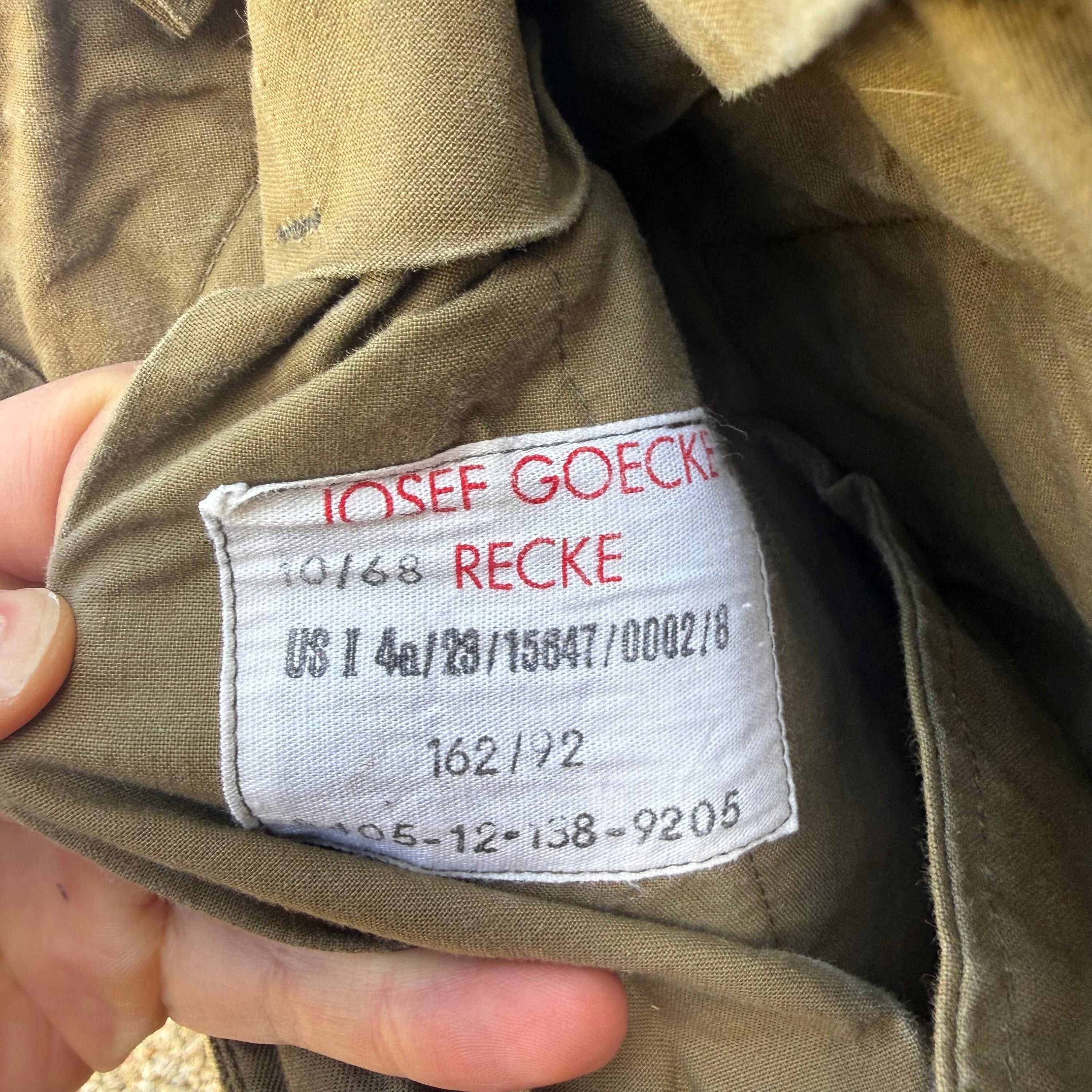 Vintage 60's German Military Wool Cargo Field Pants Size US 34 / EU 50 - 4 Thumbnail