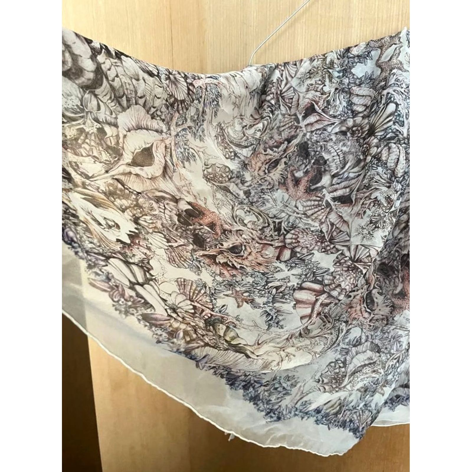 Alexander McQueen Alexander McQueen Multicolor Pattern Scarf Stole Muffler Unisex Scarves 126 x 128 cm Young Womens? Size ONE SIZE - 5 Thumbnail