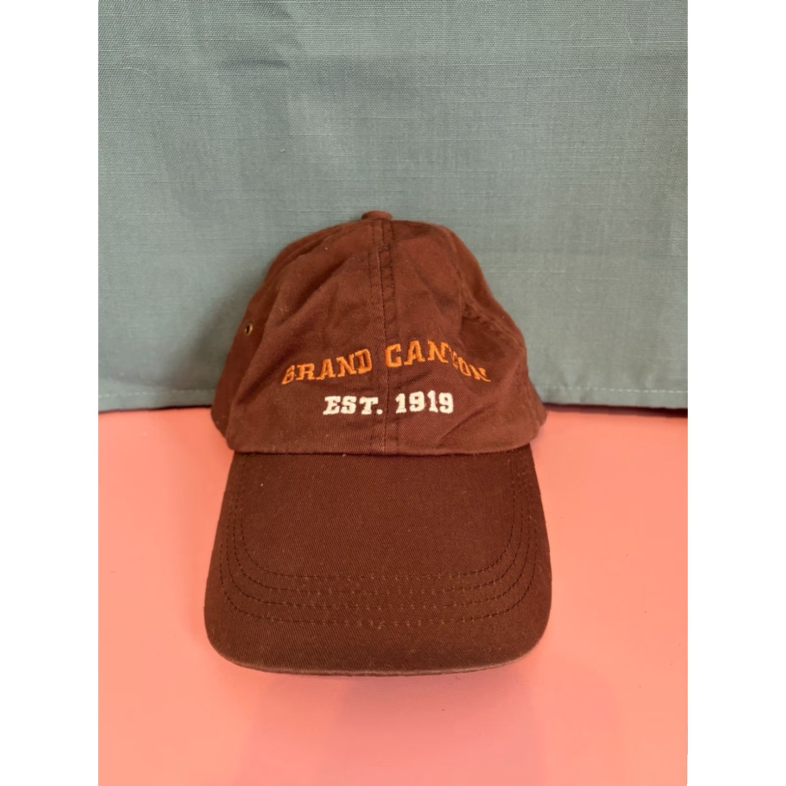Vintage Men's Grand Canyon Adjustable Embroidered Logo Brown Size ONE SIZE - 2 Thumbnail