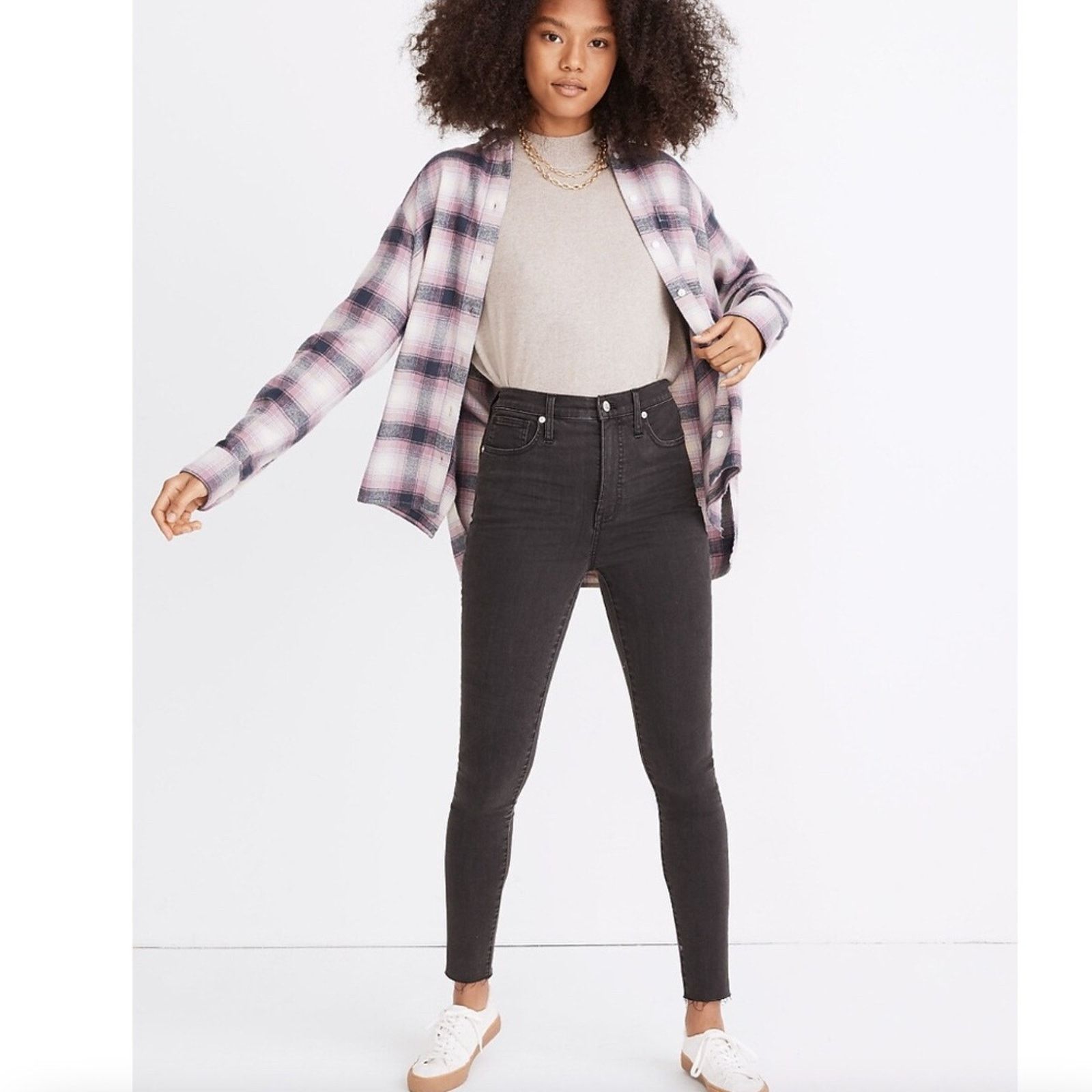 Madewell Madewell 11" High-Rise Skinny Raw Hem Jeans - 25P Size 25" / US 0 / IT 36 - 4 Thumbnail