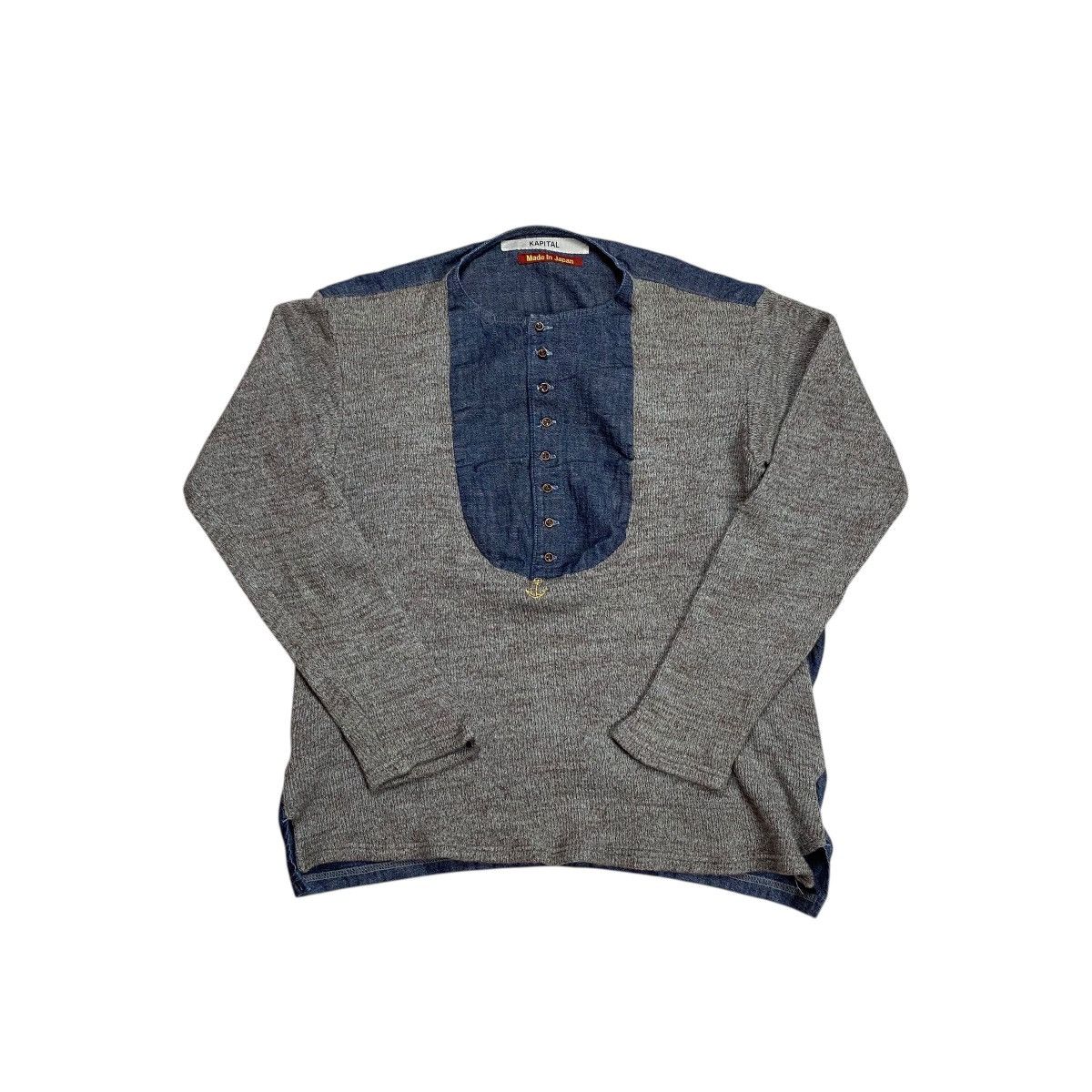 Kapital Kapital Hybrid Half Button Wool Mix Cotton Jacket Size US M / EU 48-50 / 2 - 4 Thumbnail