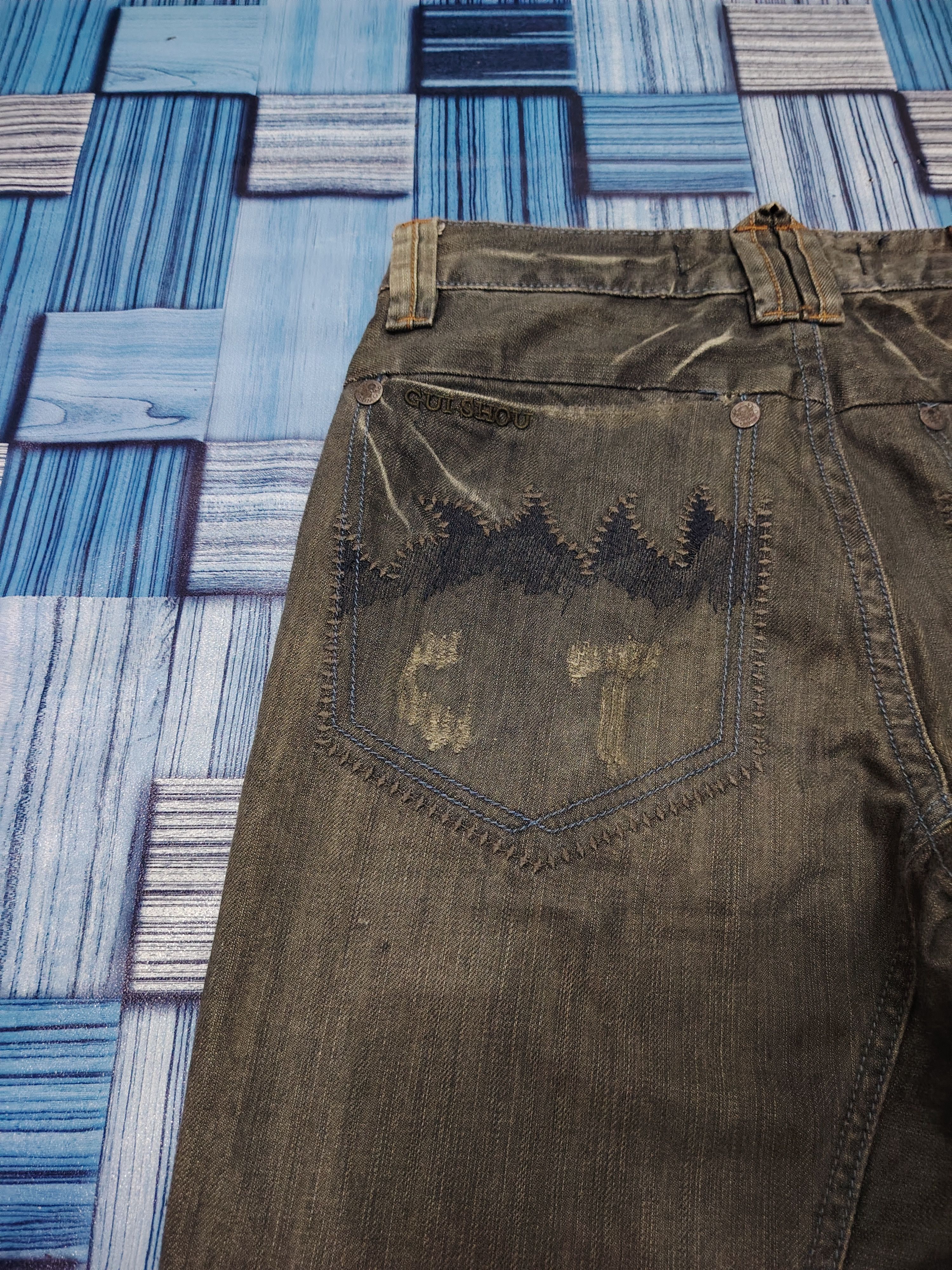 Seditionaries INSANE JAPANESE Gui Shou Jeans Distressed Jeans Size US 30 / EU 46 - 18 Thumbnail