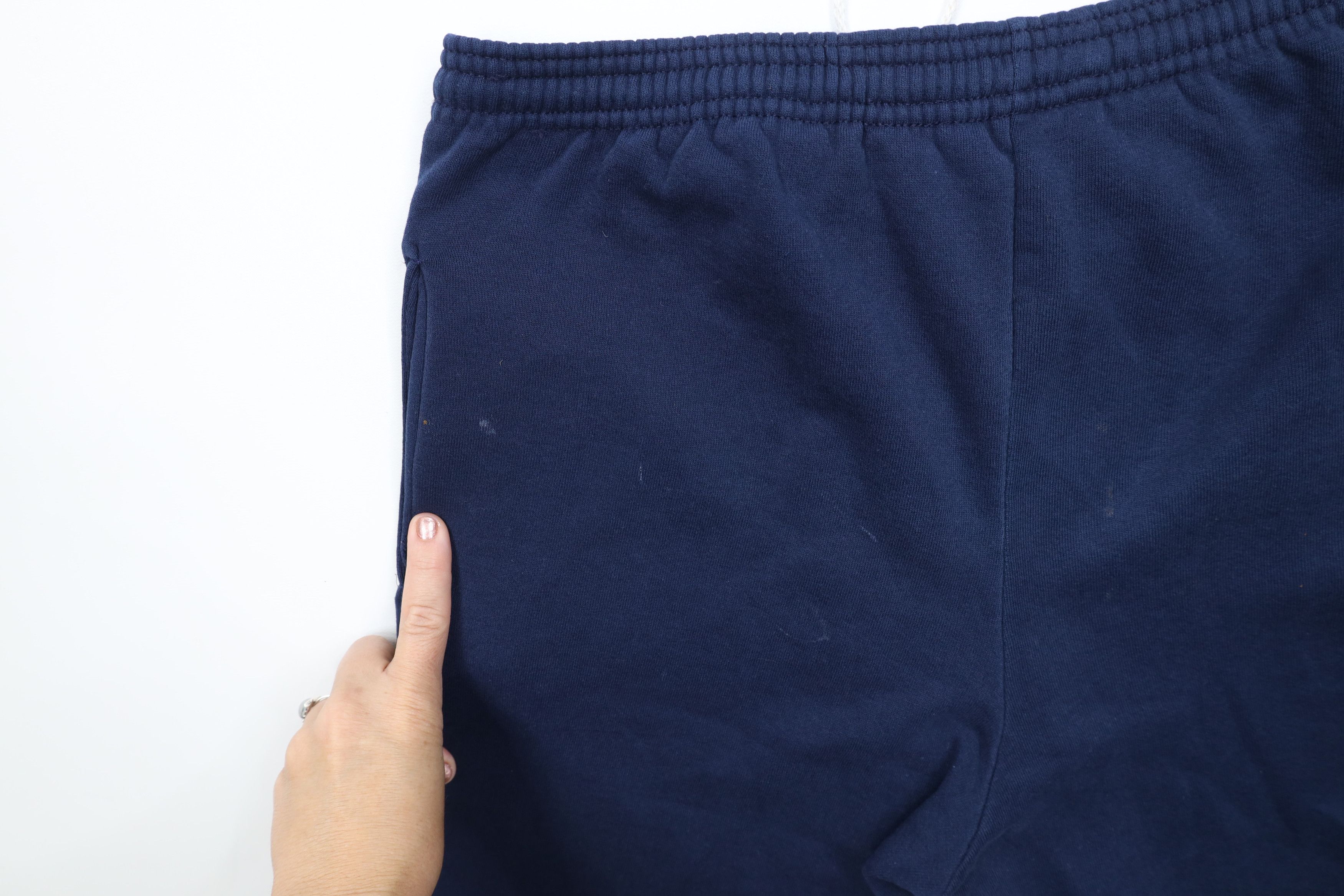 Russell Athletic Vintage 90s Russell Athletic Blank Sweatpants Pants Blue Size US 34 / EU 50 - 13 Thumbnail