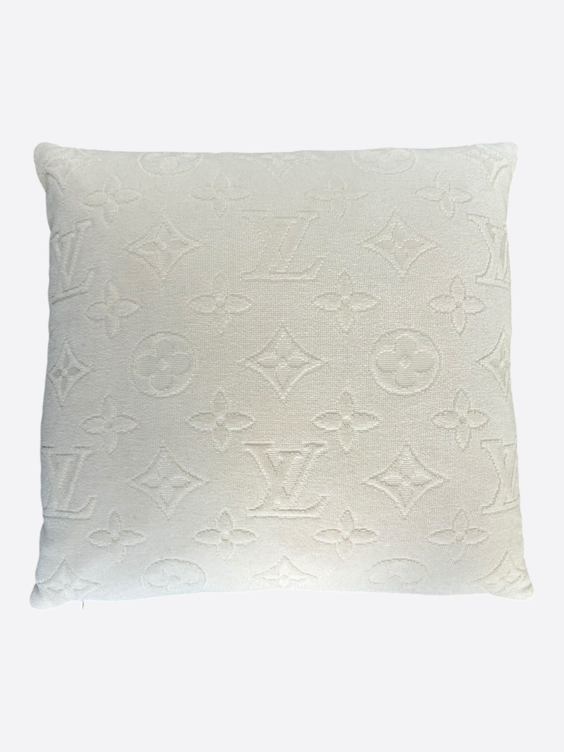 Louis Vuitton Louis Vuitton Beige Monogram Pillow Size ONE SIZE - 2 Thumbnail