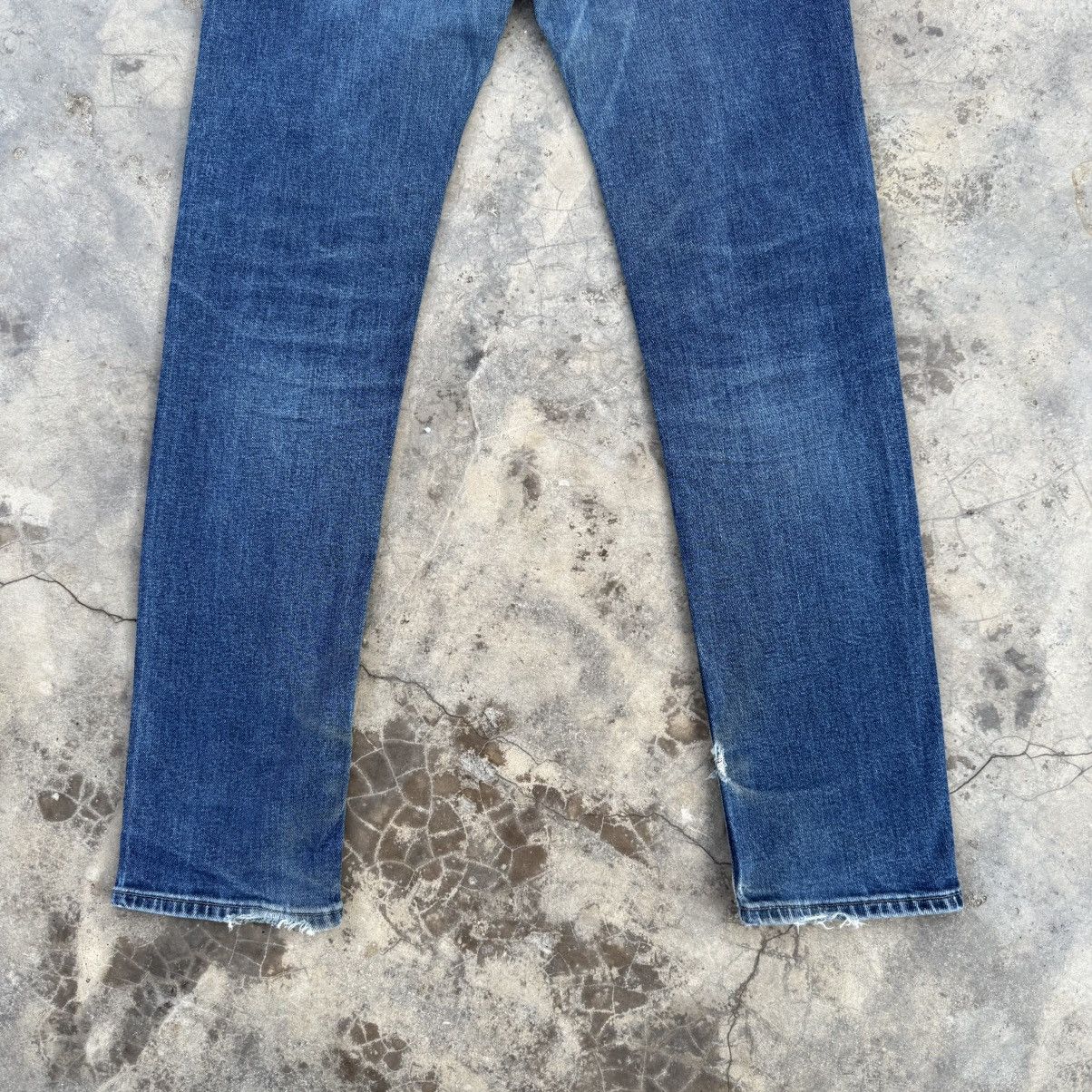 Japanese Brand VINTAGE JAPANESE SKINNY FADED JEANS DENIM PANTS Size US 31 - 9 Thumbnail