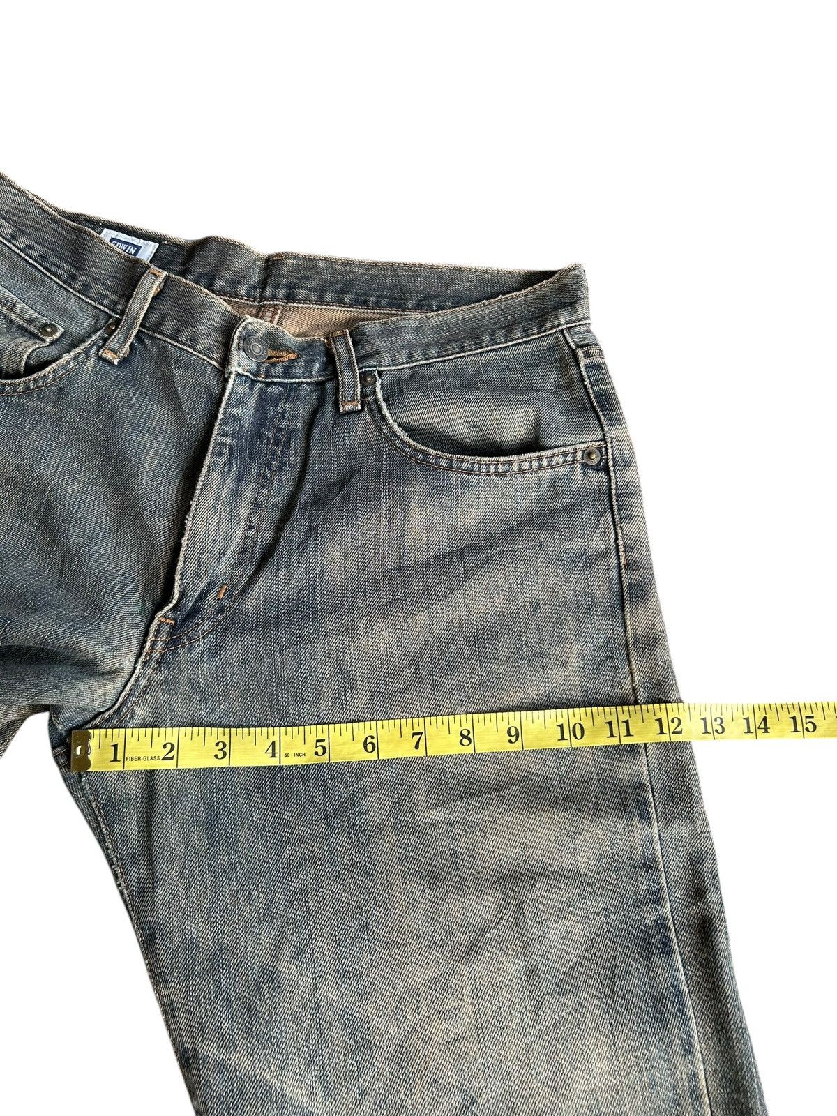 Japanese Brand × Kapital × Vintage Rusty Edwin Vintage Distressed Denim Jeans Size US 32 / EU 48 - 14 Thumbnail