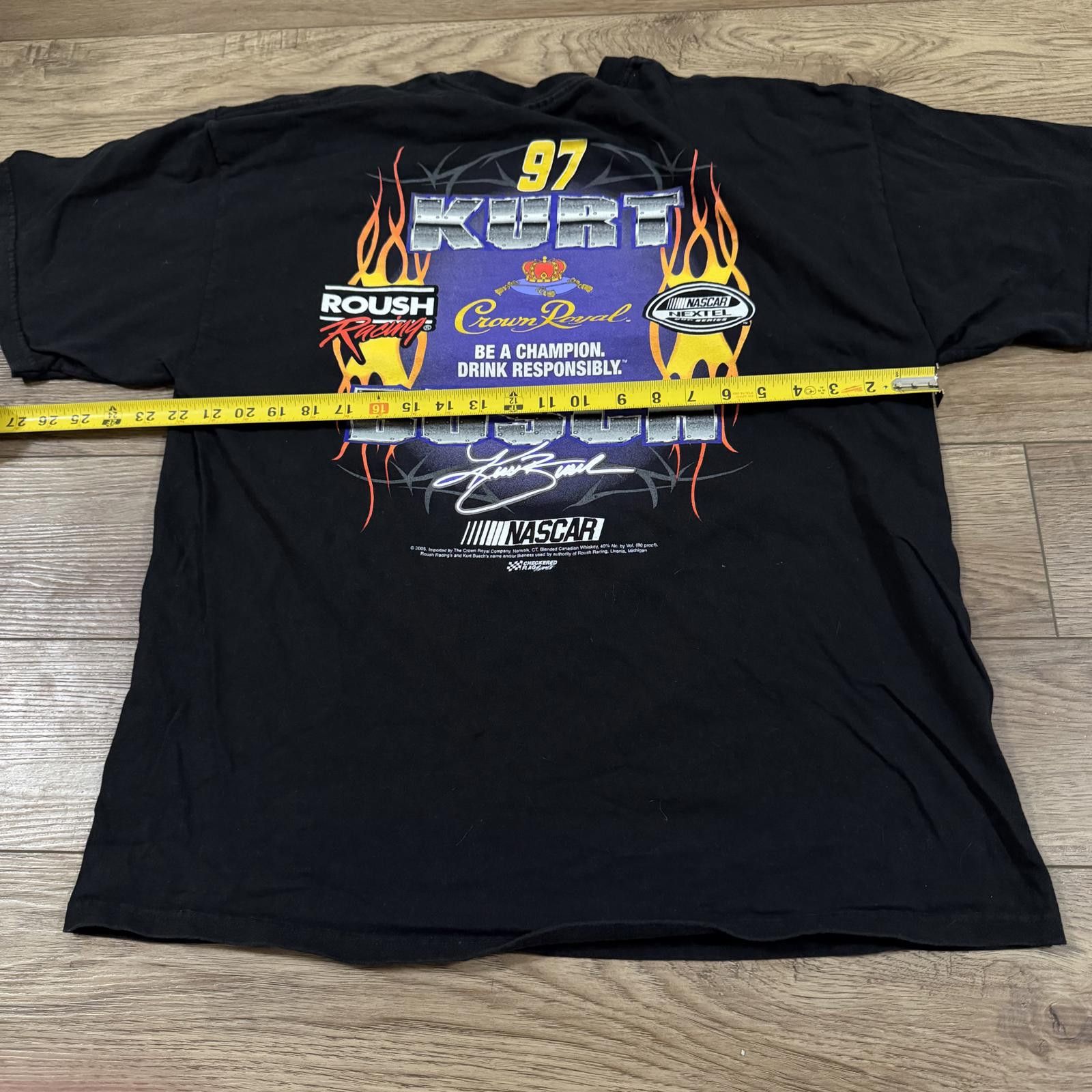 Other Vintage Y2K Nascar Kurt Busch Crown Royal Racing Shirt Size US XL / EU 56 / 4 - 7 Thumbnail