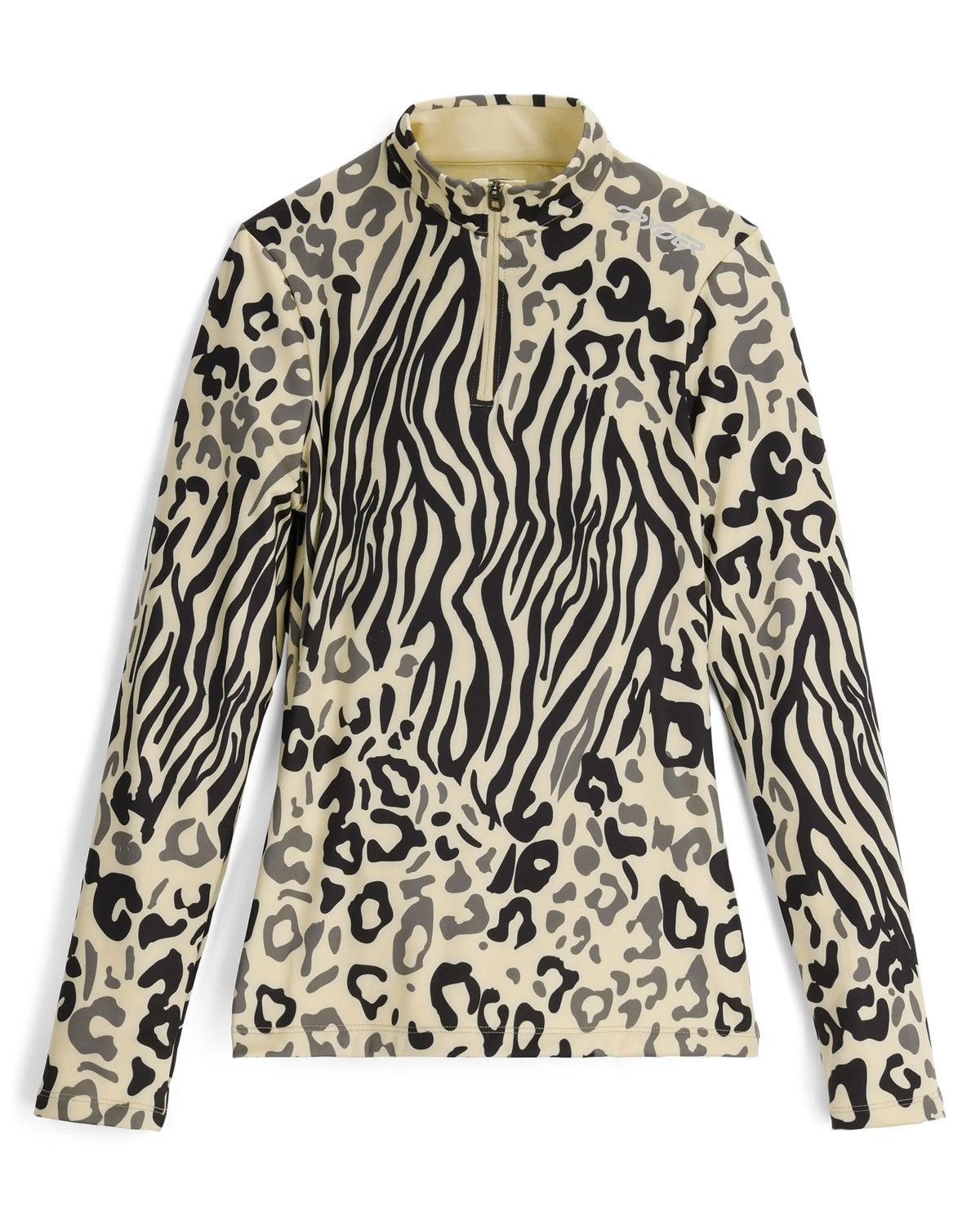 Spyder Spyder WOMEN'S VIVID HALF ZIP T-NECK - ANIMAL PRINT Size XL / US 12-14 / IT 48-50 - 1 Thumbnail