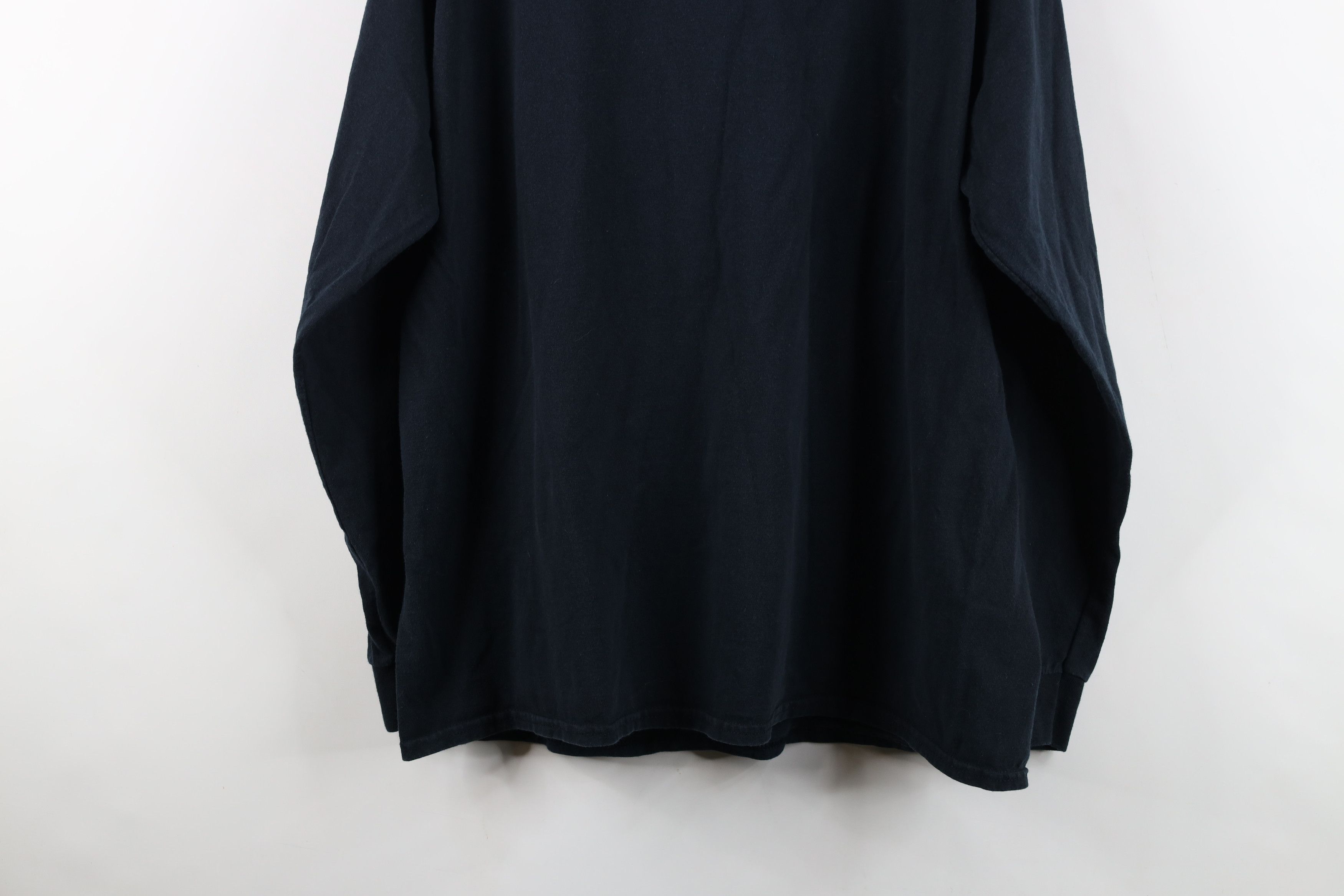 Vintage Vintage 90s Streetwear Cotton Long Sleeve T-Shirt Black Size US XL / EU 56 / 4 - 14 Thumbnail