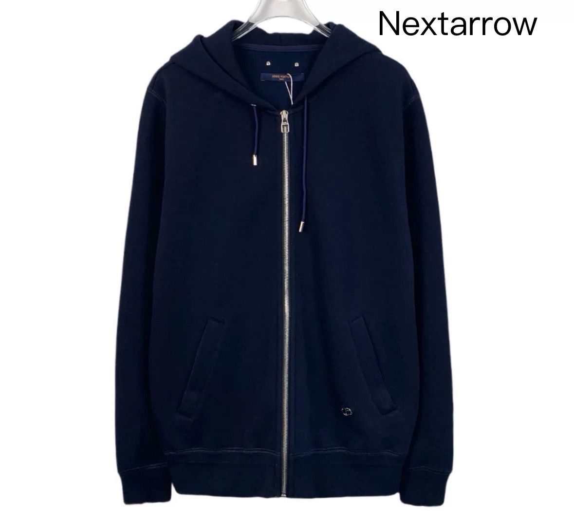 Louis Vuitton Louis Vuitton Lv navy blue cotton hooded sweatshirt jacket Size US L / EU 52-54 / 3 - 1 Thumbnail