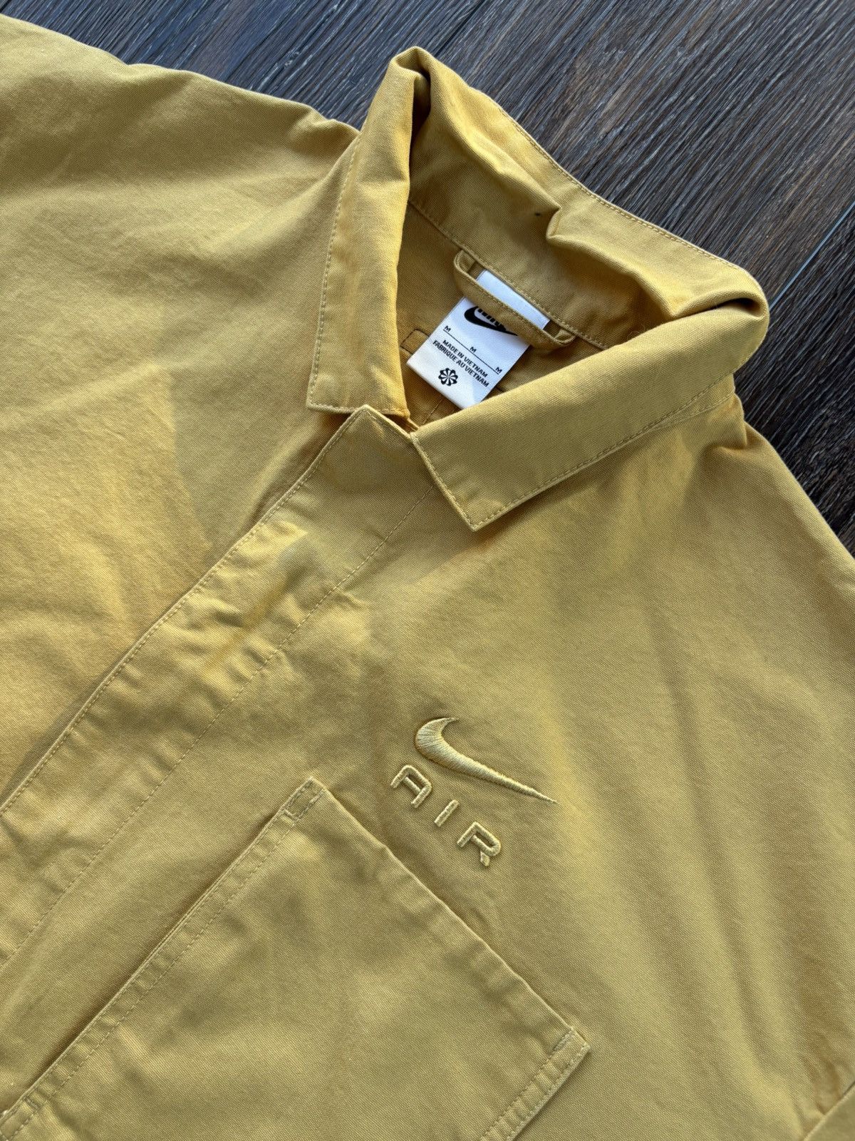 Nike Nike Air Heavy Polo Button Up Yellow Size US M / EU 48-50 / 2 - 3 Thumbnail