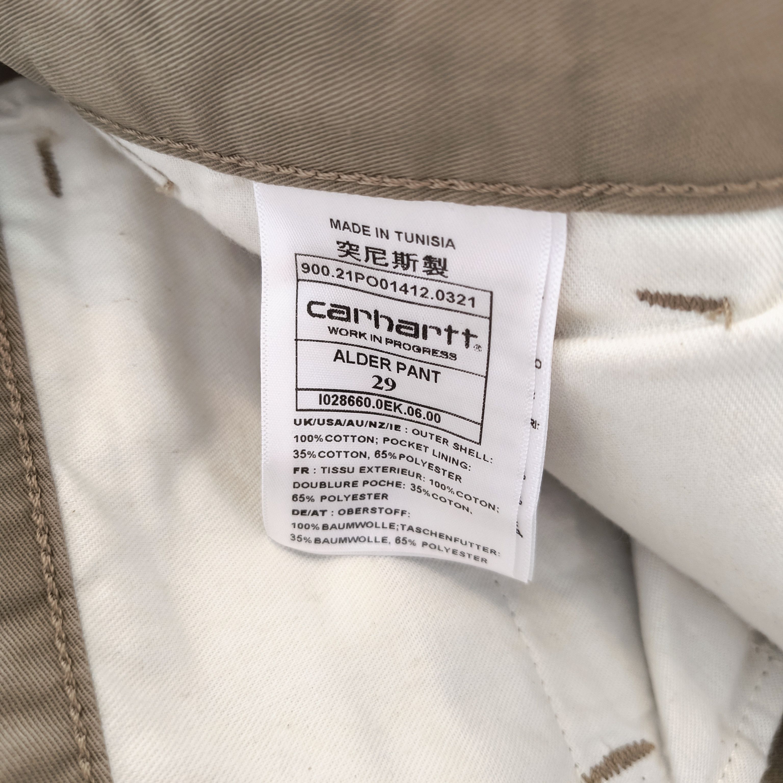 Carhartt Wip × Vintage Vintage Carhartt Wip Chino Pants Size US 29 - 7 Thumbnail