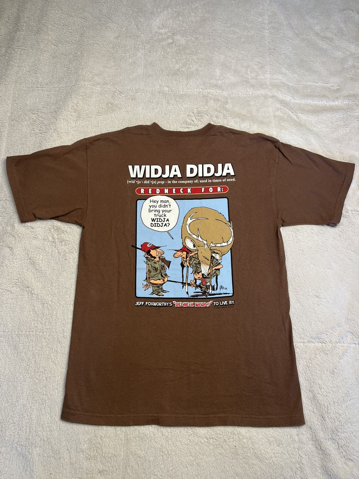 Gildan Vintage Jeff Foxworthy Redneck Words To Live By Tour T Shirt Size US L / EU 52-54 / 3 - 1 Thumbnail
