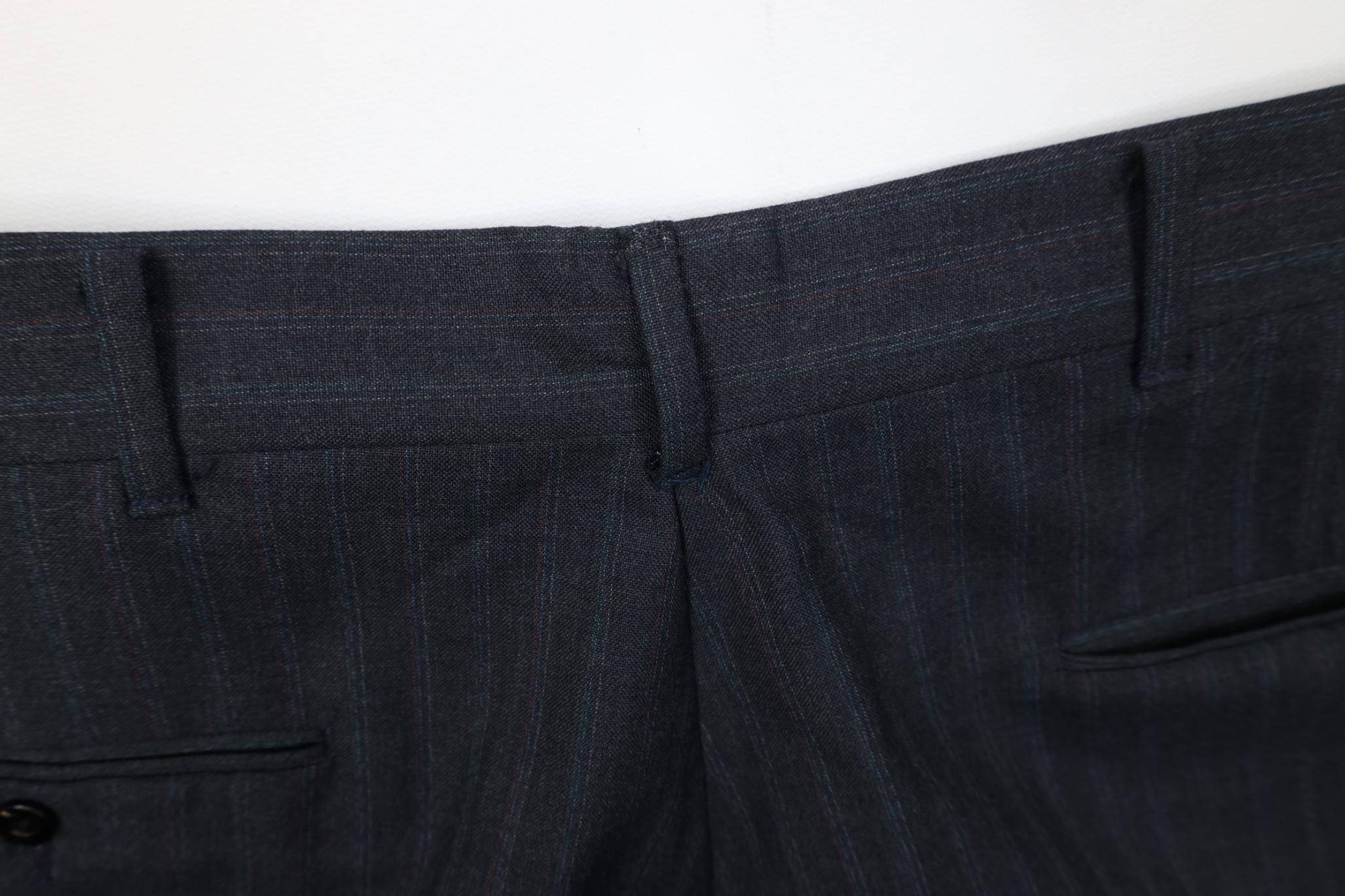 Vintage Vintage 70s Streetwear Knit Striped Bell Bottoms Chino Pants Size US 38 / EU 54 - 8 Thumbnail