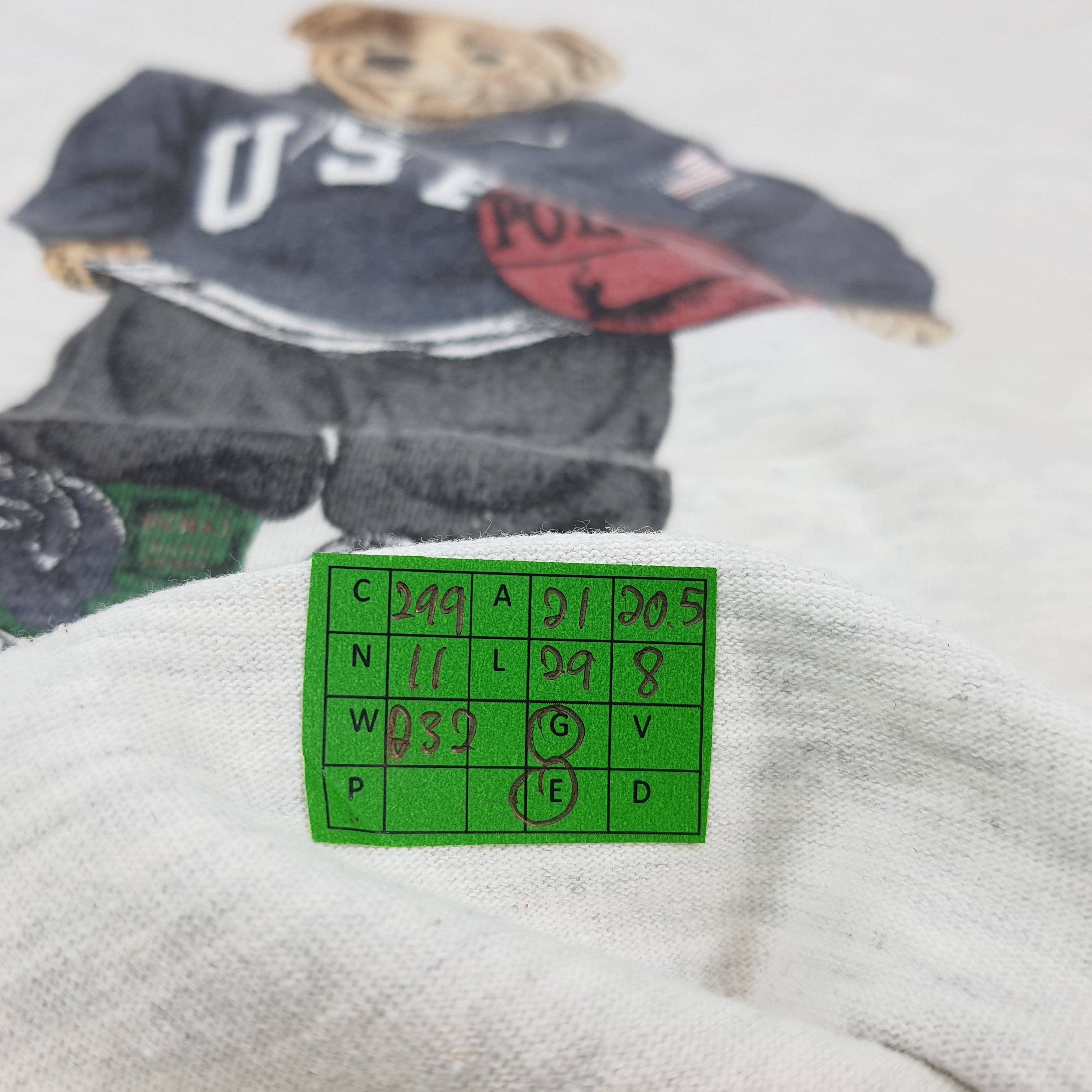 Polo Ralph Lauren Vintage Polo Bear by Ralph Lauren Graphic Tshirt C299N11 Size US L / EU 52-54 / 3 - 8 Thumbnail
