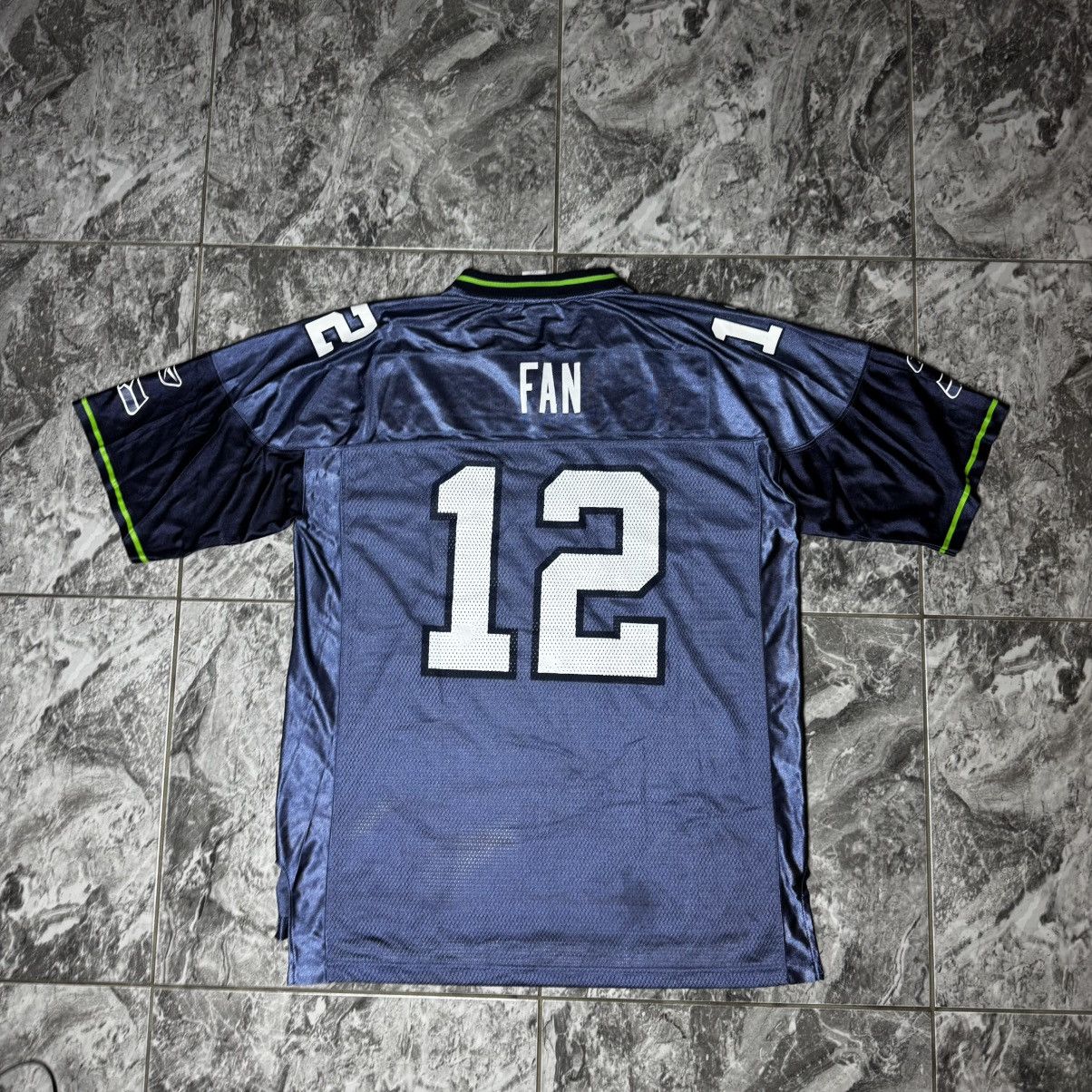 NFL × Reebok × Vintage Reebok Sweahawks Jersey 12 Fan vintage Size US L / EU 52-54 / 3 - 2 Thumbnail