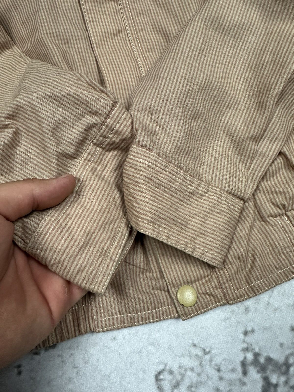 Wrangler Vintage Wrangler Striped Bomber Jacket Made in Hong Kong Size US XL / EU 56 / 4 - 7 Thumbnail