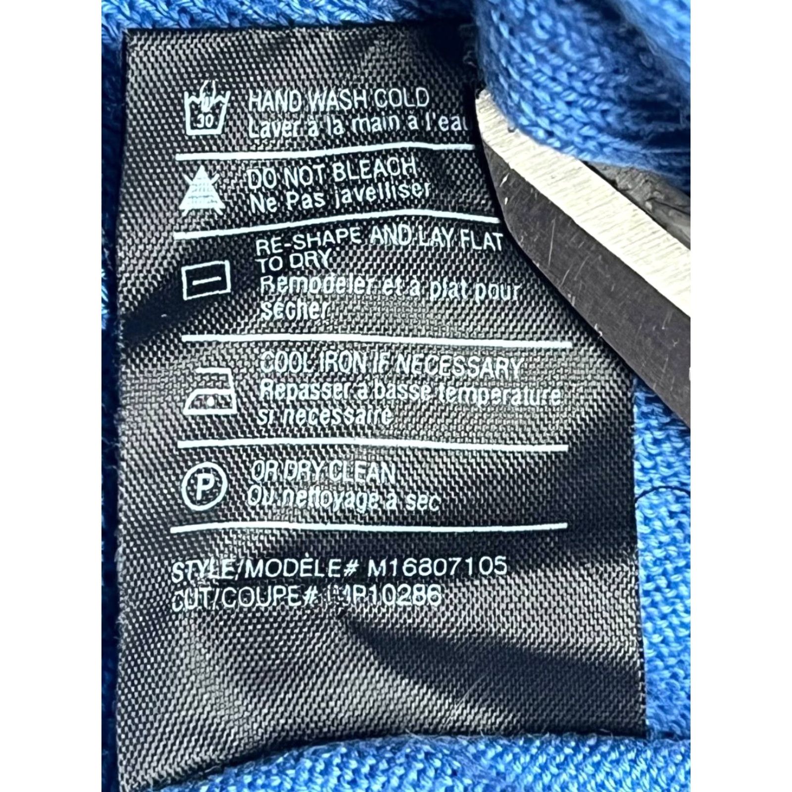 Vince Vince Mens Sweater Small Blue Lightweight 100% Cotton Knit Pullover Size US S / EU 44-46 / 1 - 7 Thumbnail