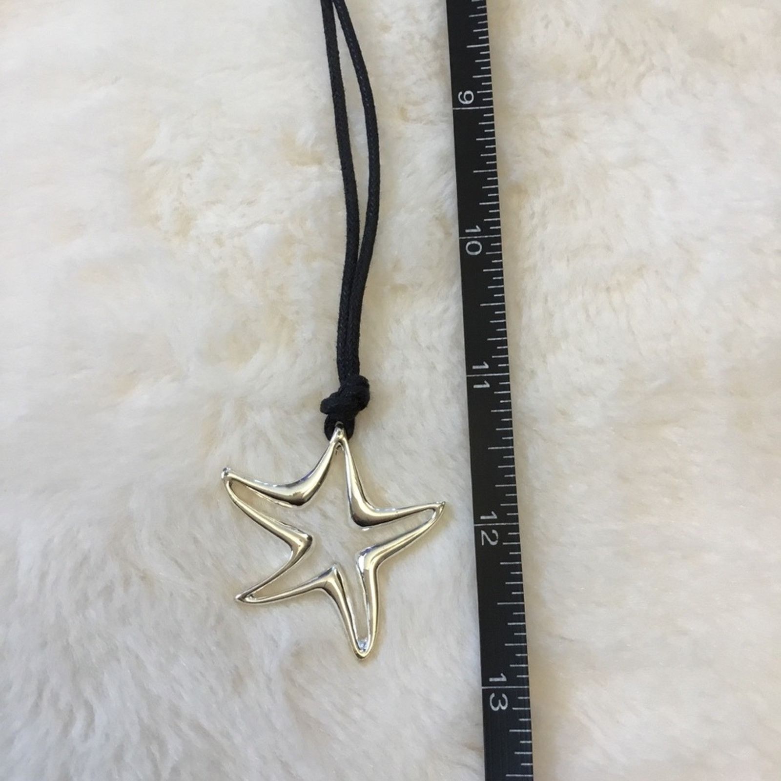 Other Silver Big Star Tied Necklace Size ONE SIZE - 5 Thumbnail