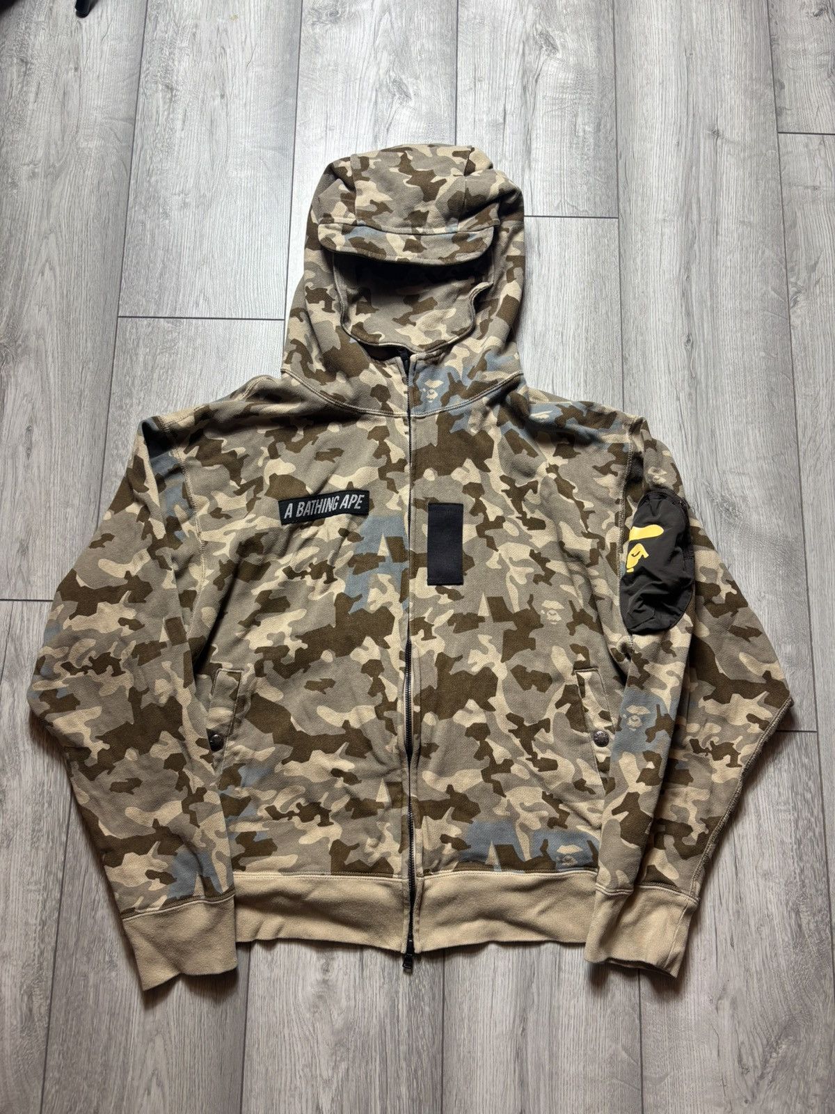 Bape Bape military sand camo hoodie Size US M / EU 48-50 / 2 - 1 Thumbnail